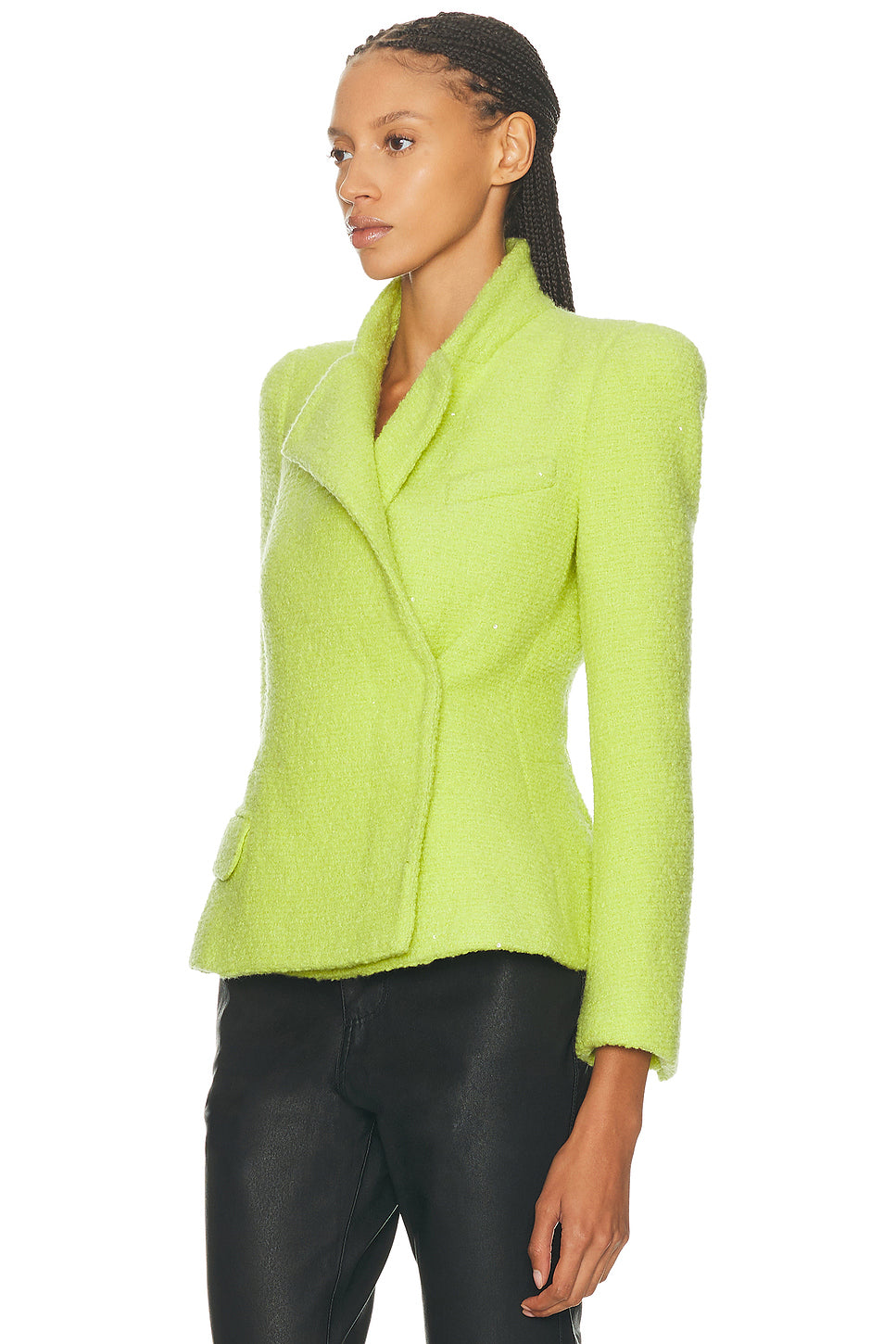 Sequined Wrap Jacket