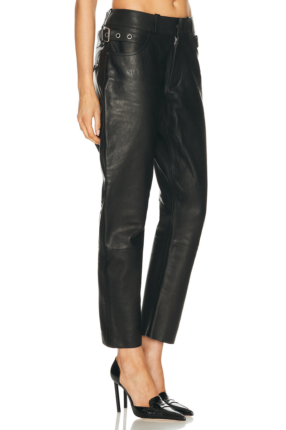 Bull Leather Biker Pant