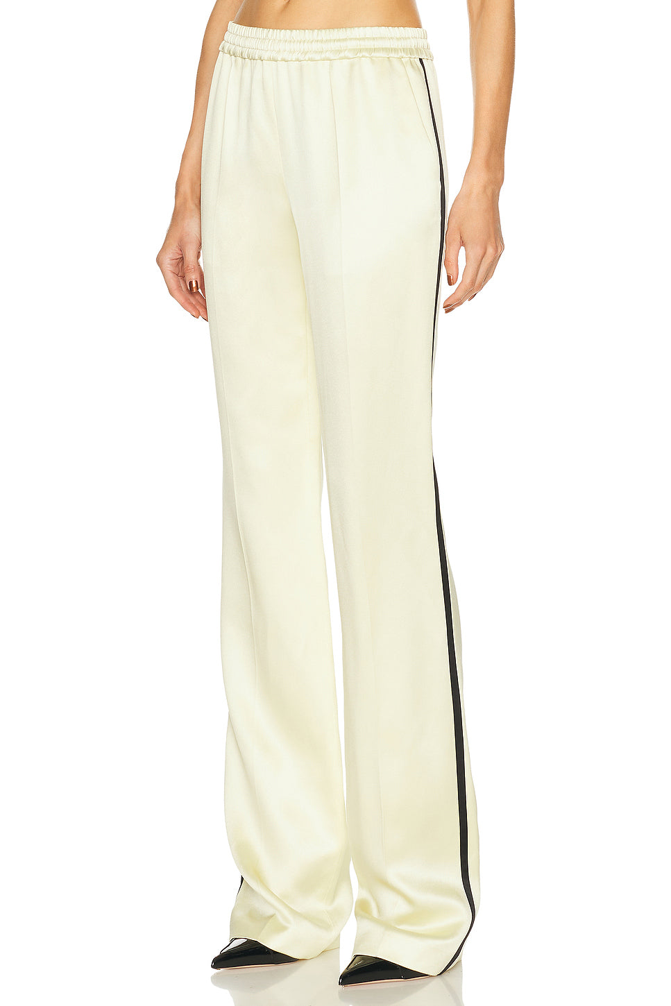 Satin Straight Trouser