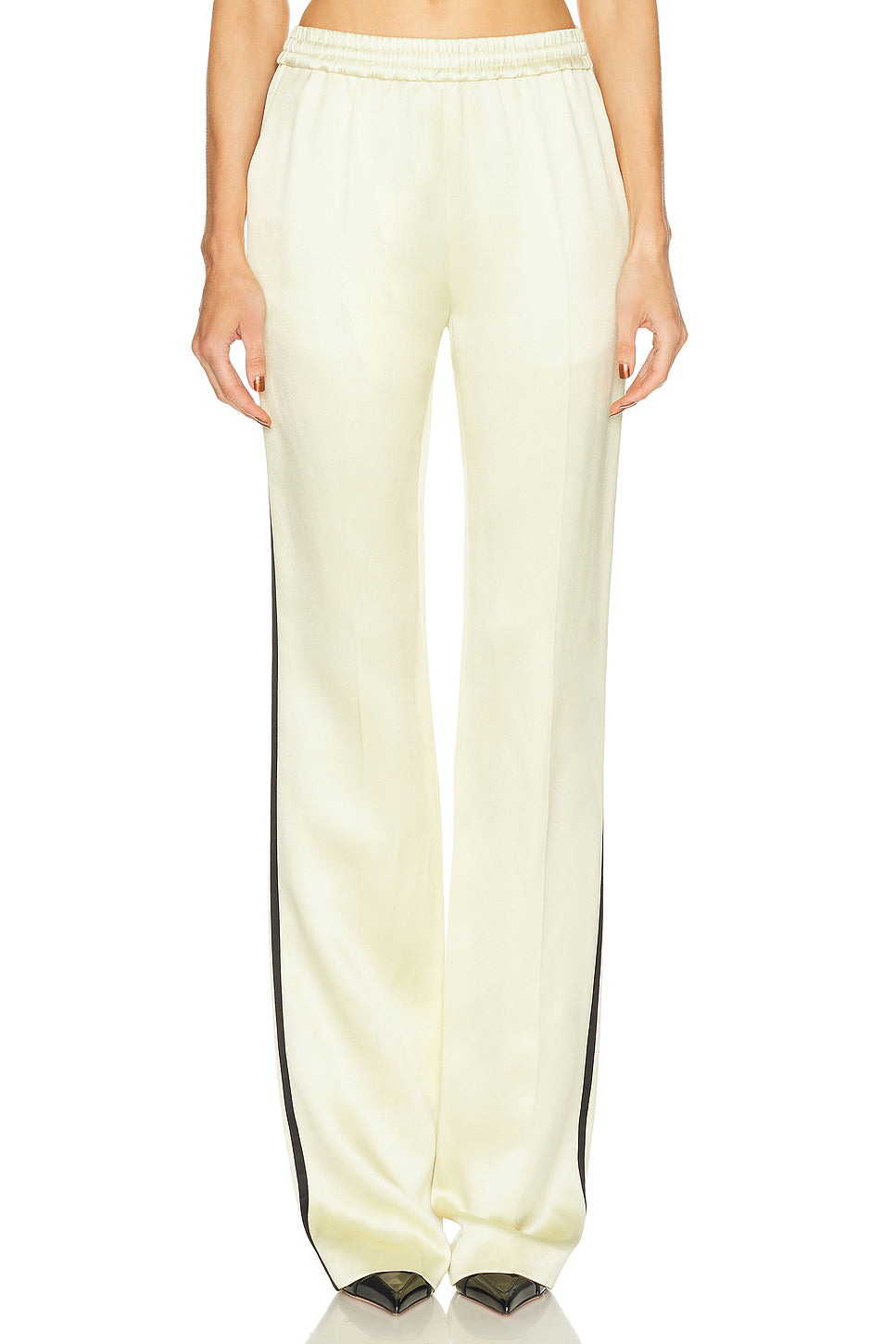 Satin Straight Trouser