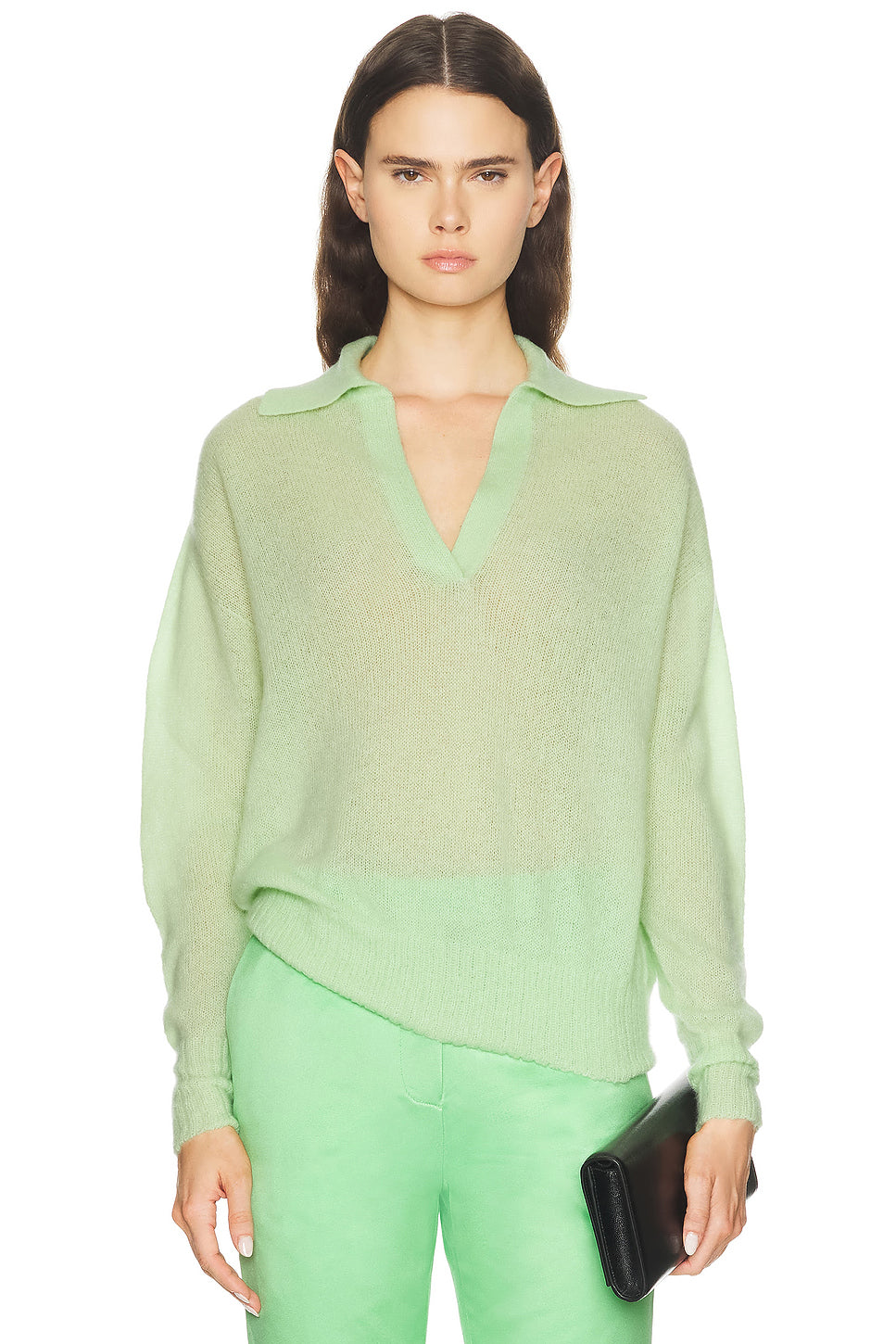 Polo Knit Top