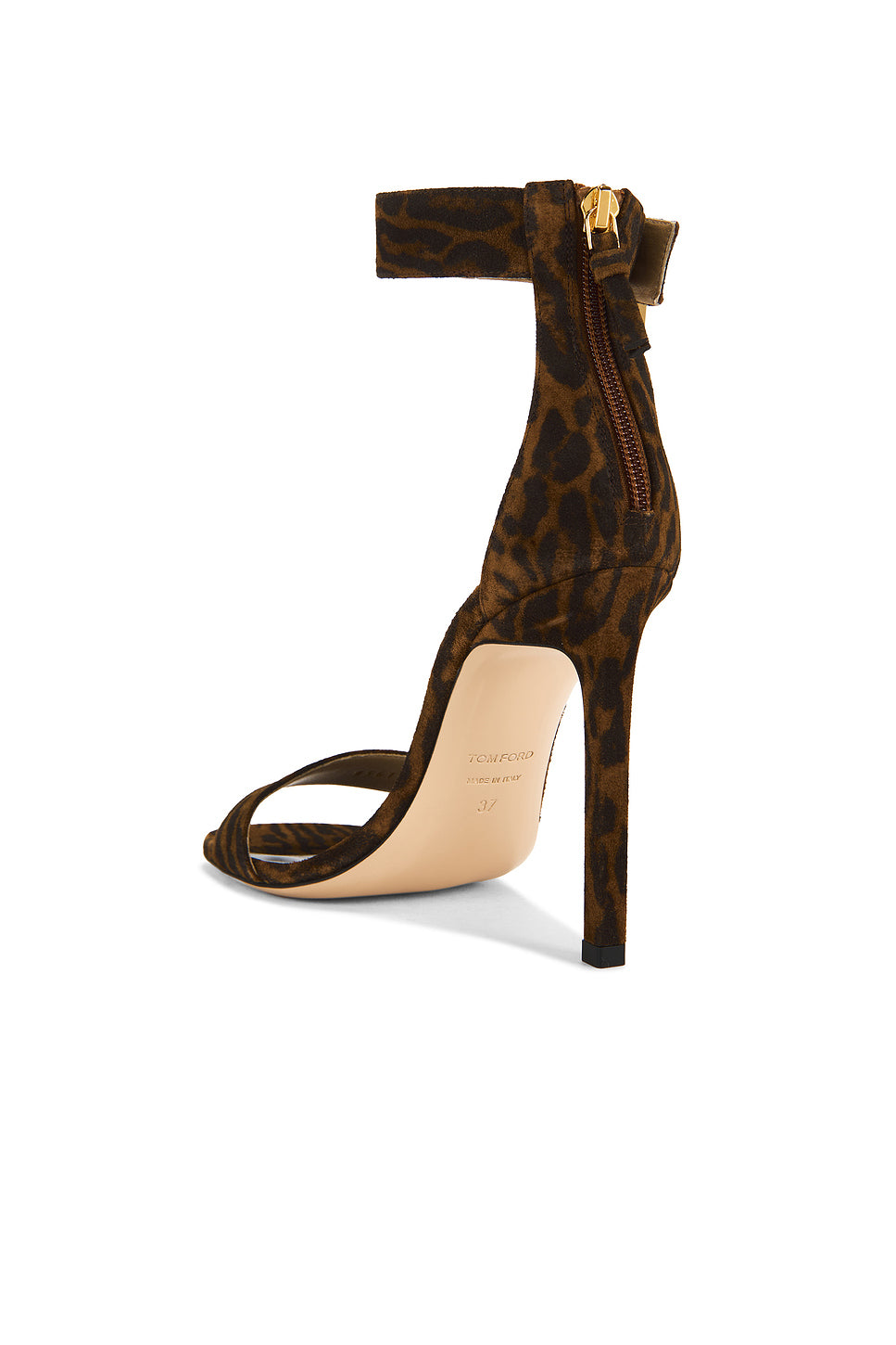 Padlock 105mm Suede Calf Sandal