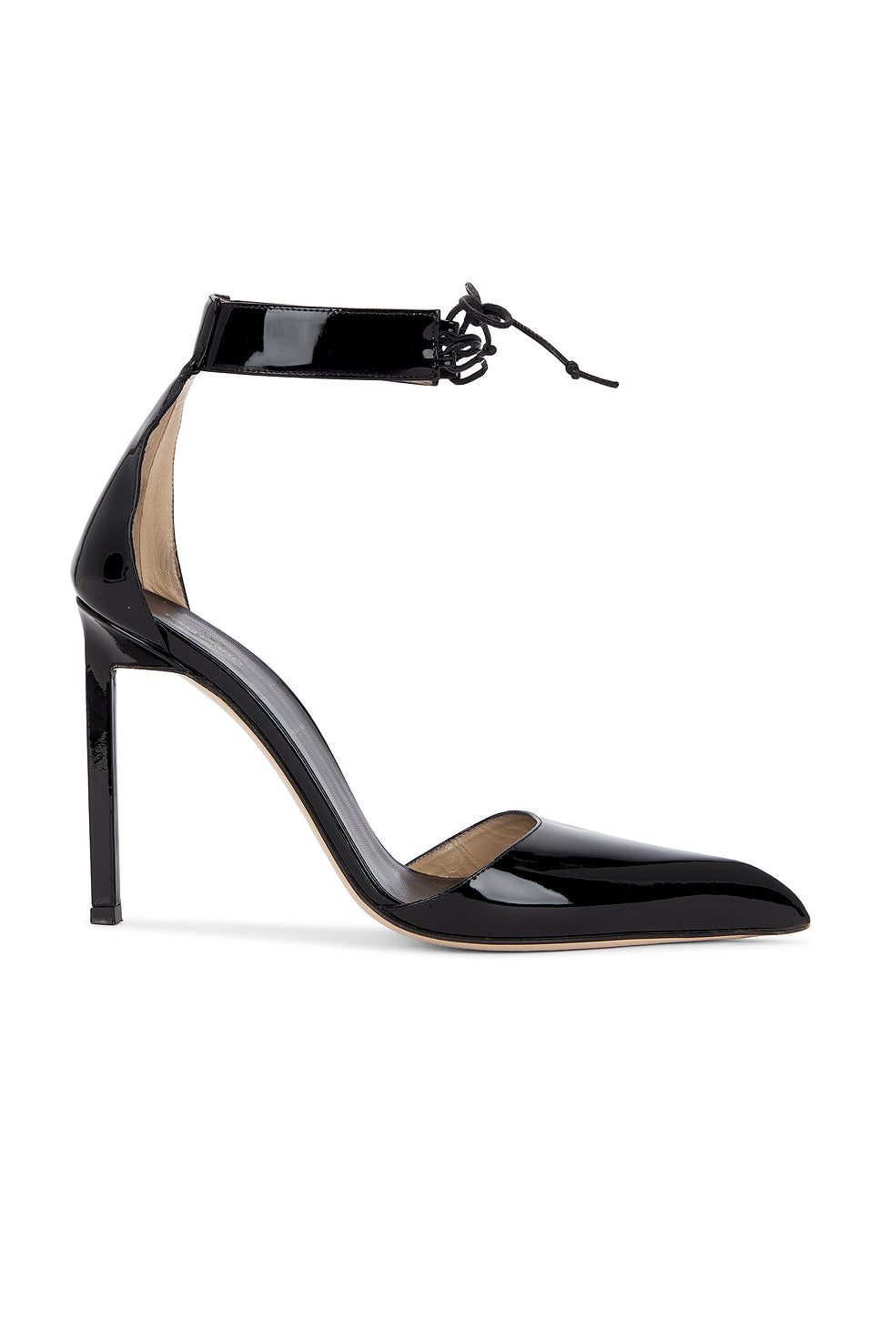 Patent Leather Ankle Strap 105 Pump
