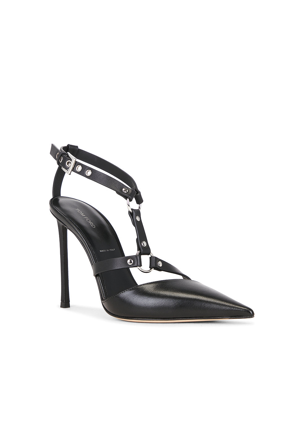 Leather Strappy Pump