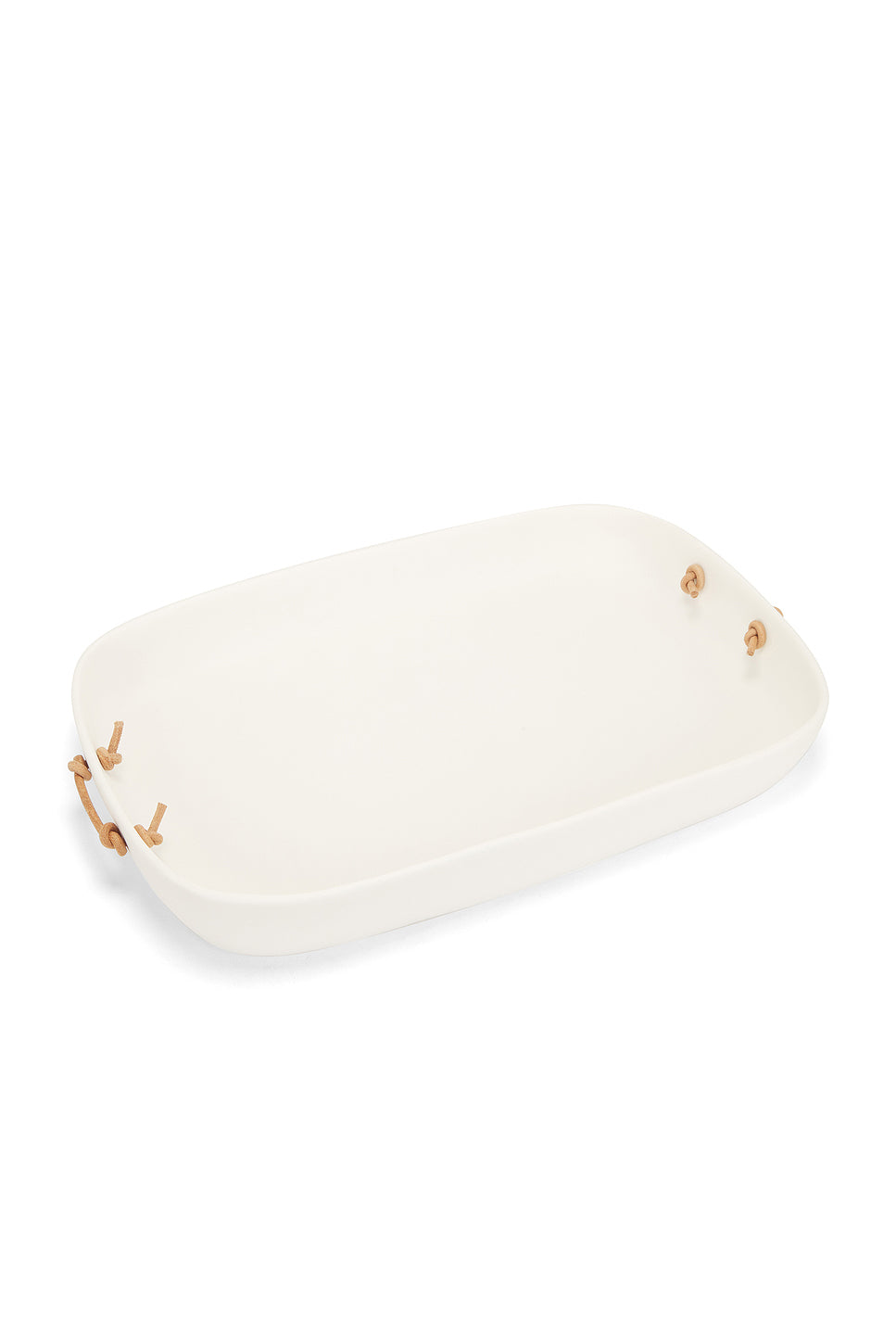 Extra Large Tray with Leather Handles
