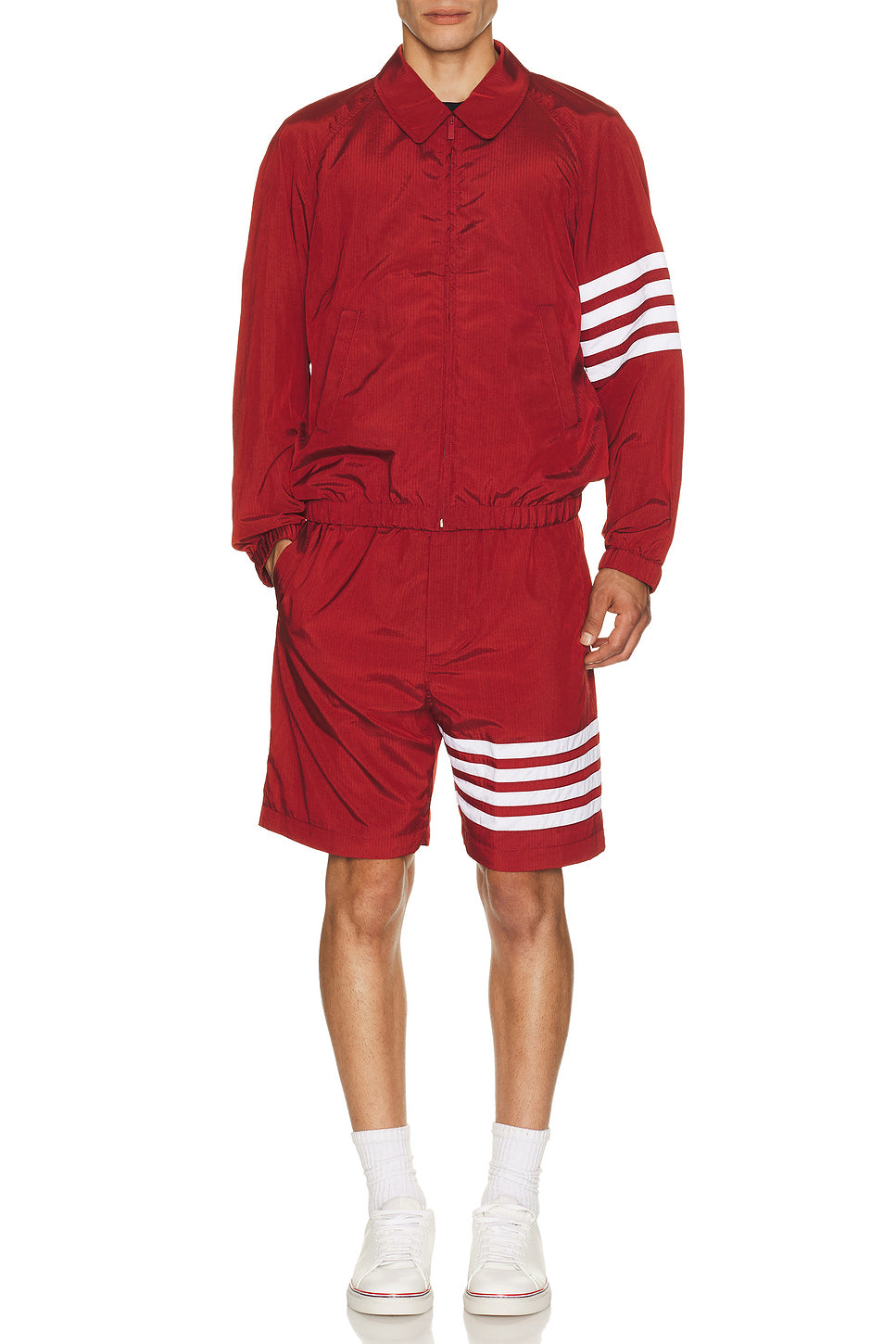 Zip Front Raglan Coach Jacket