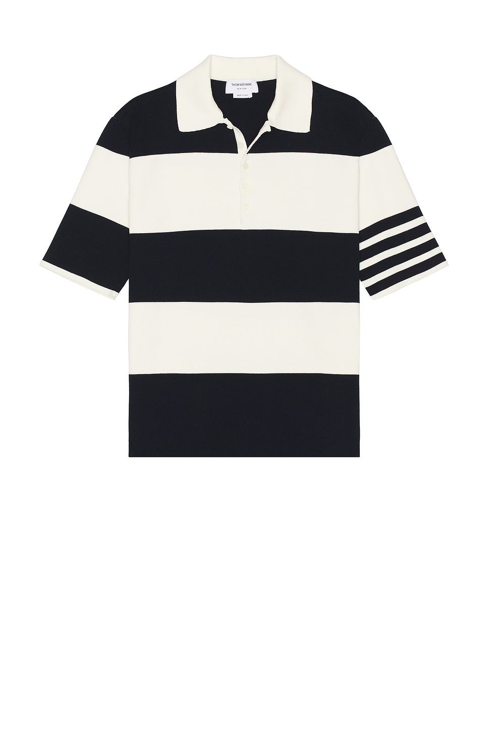 Rugby Stripe Short Sleeve Polo