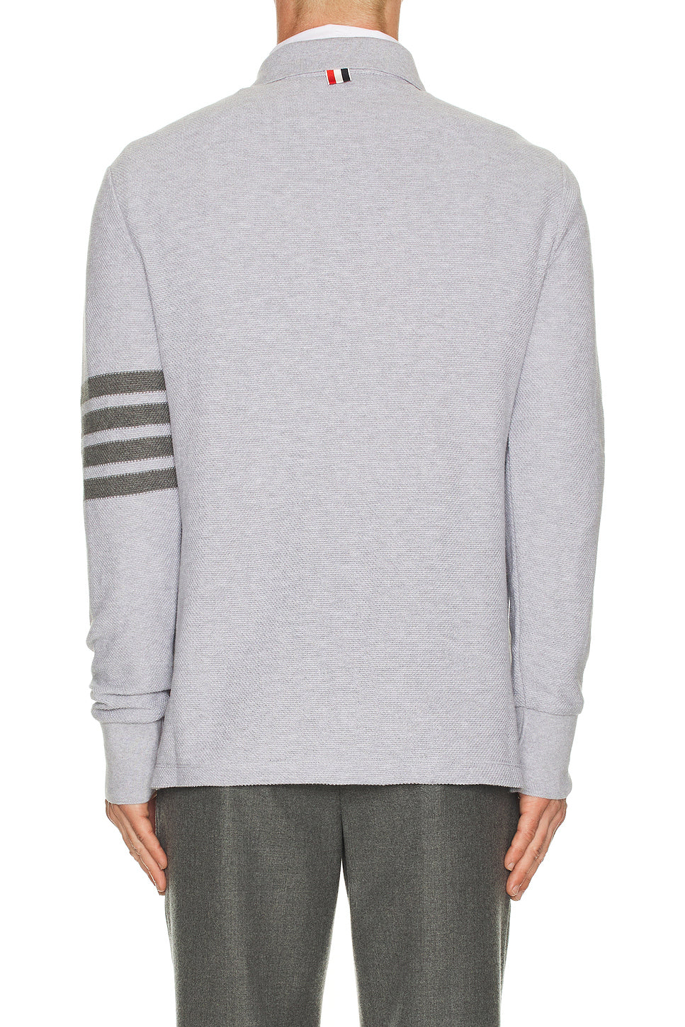 Long Sleeve Pique Polo