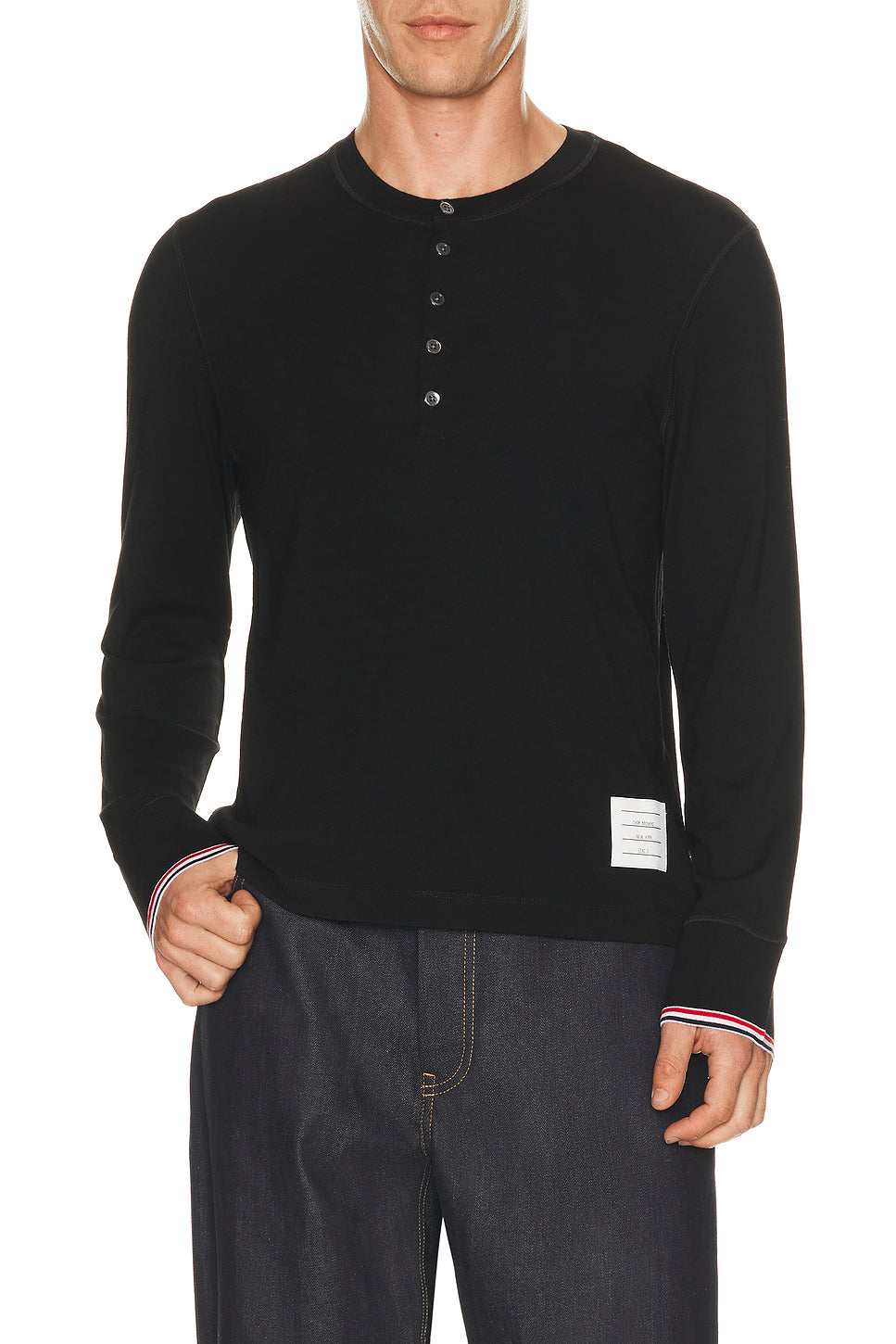 Long Sleeve Jersey Henley
