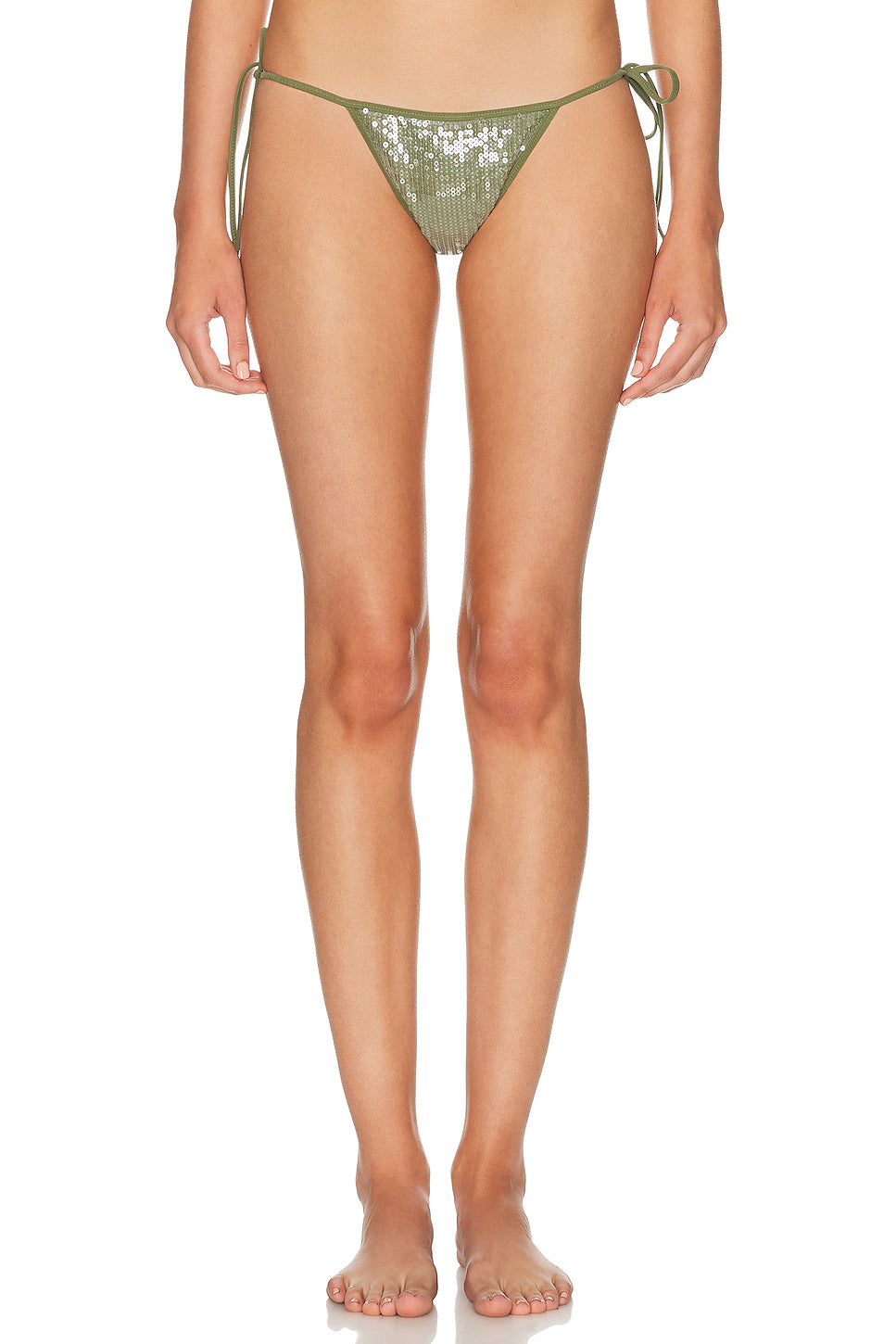 Sequin Praia Bikini Bottom