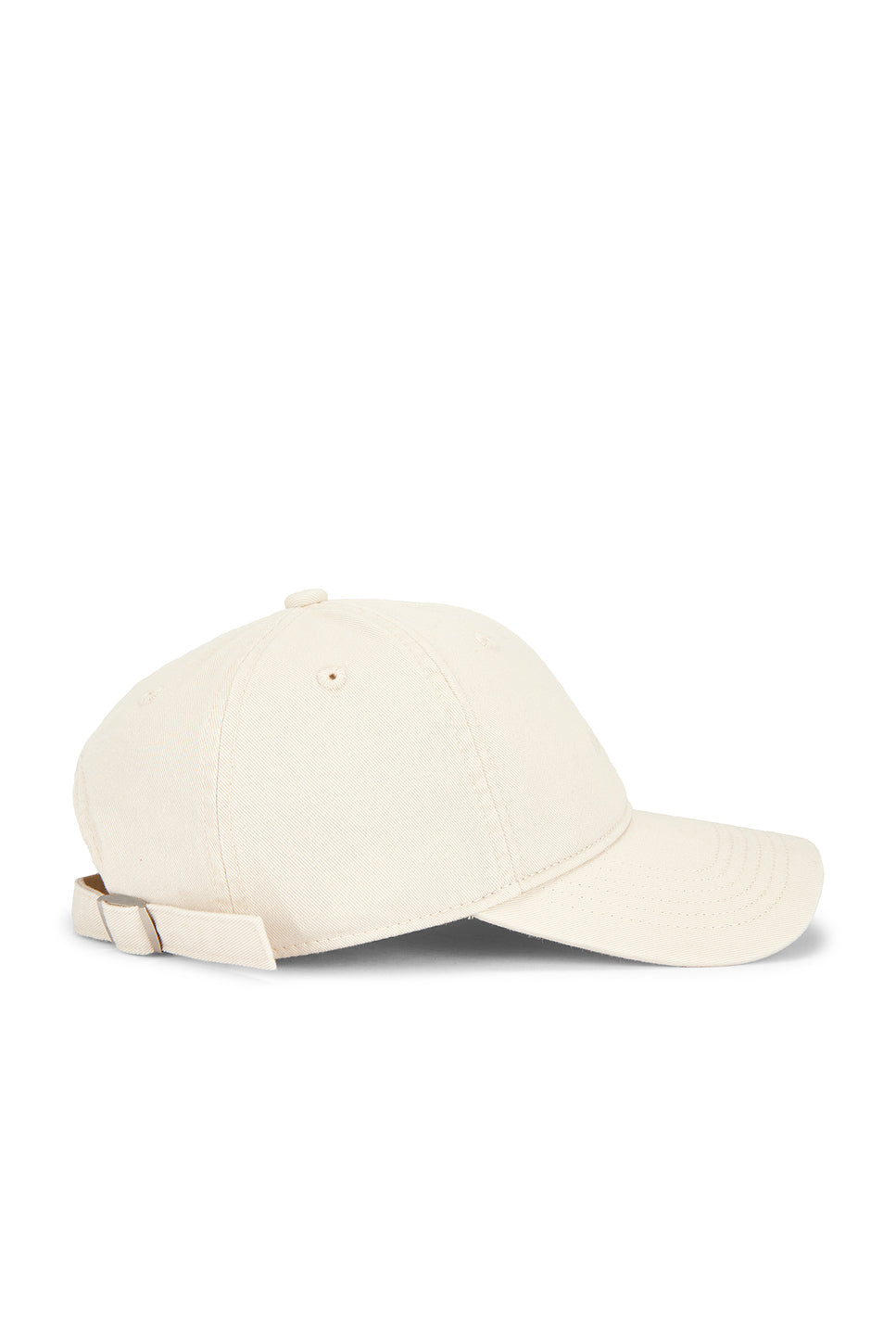 Leather Trim Cotton Cap