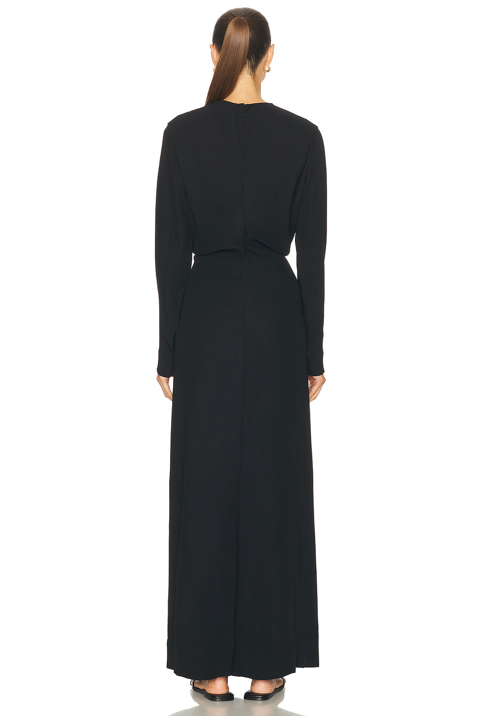 Long Sleeve Slouch Waist Dress