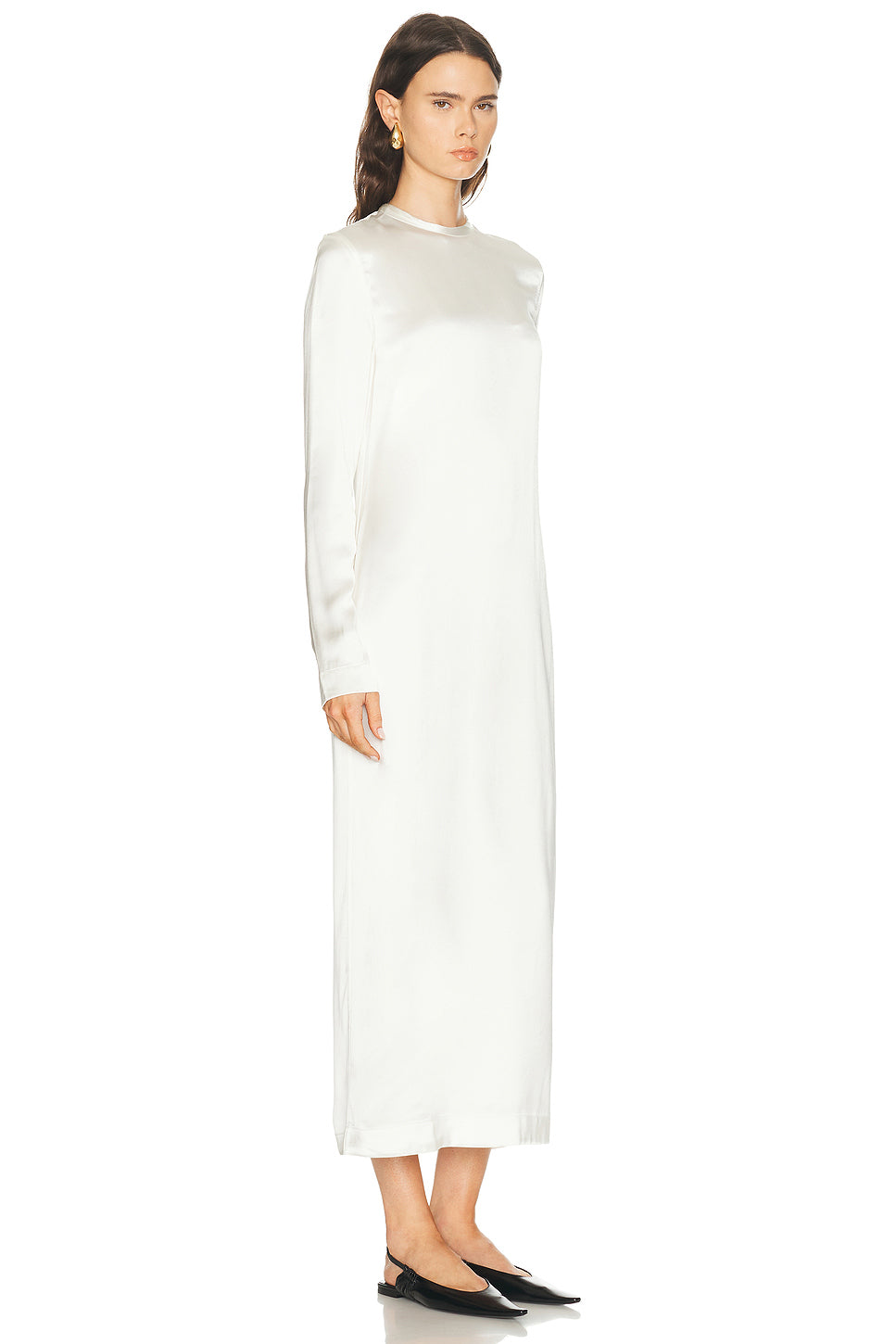 Long Satin Dress