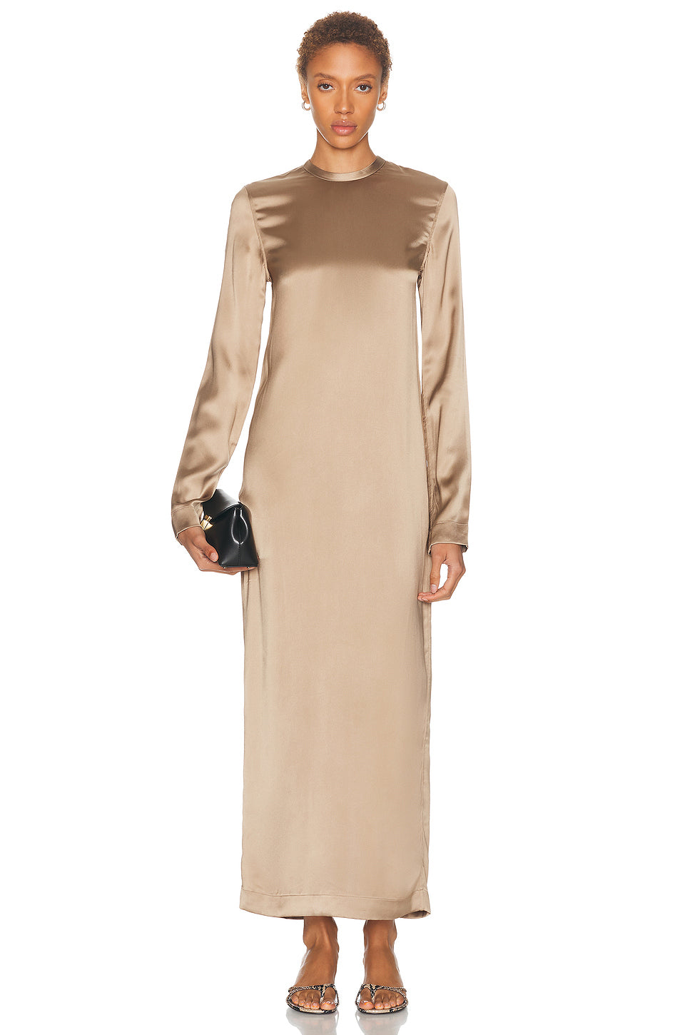 Long Satin Dress