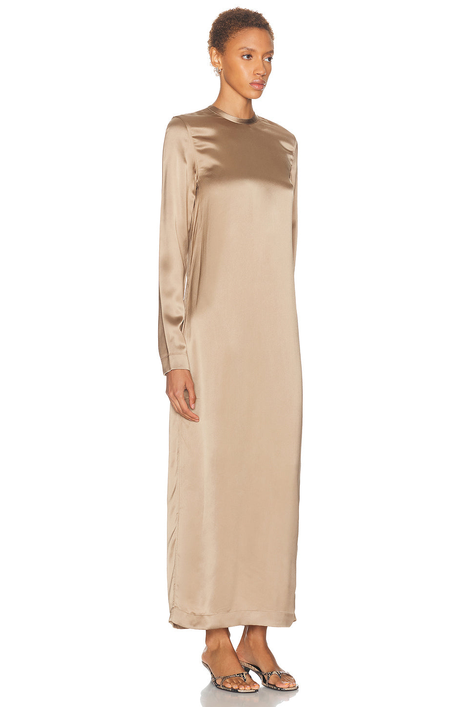 Long Satin Dress