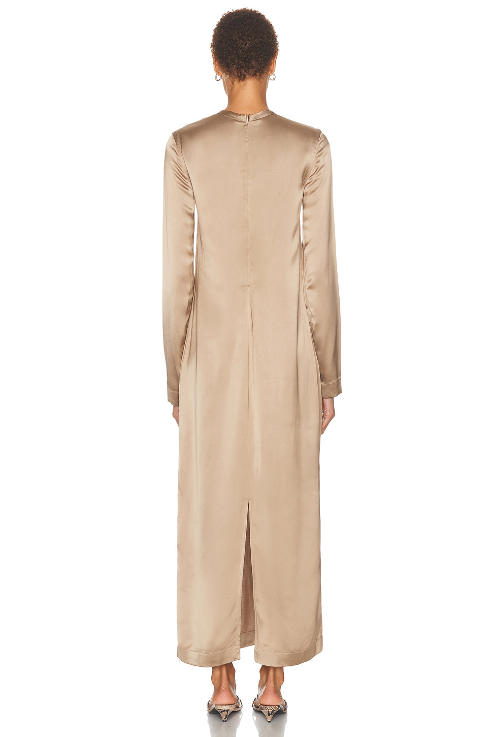 Long Satin Dress