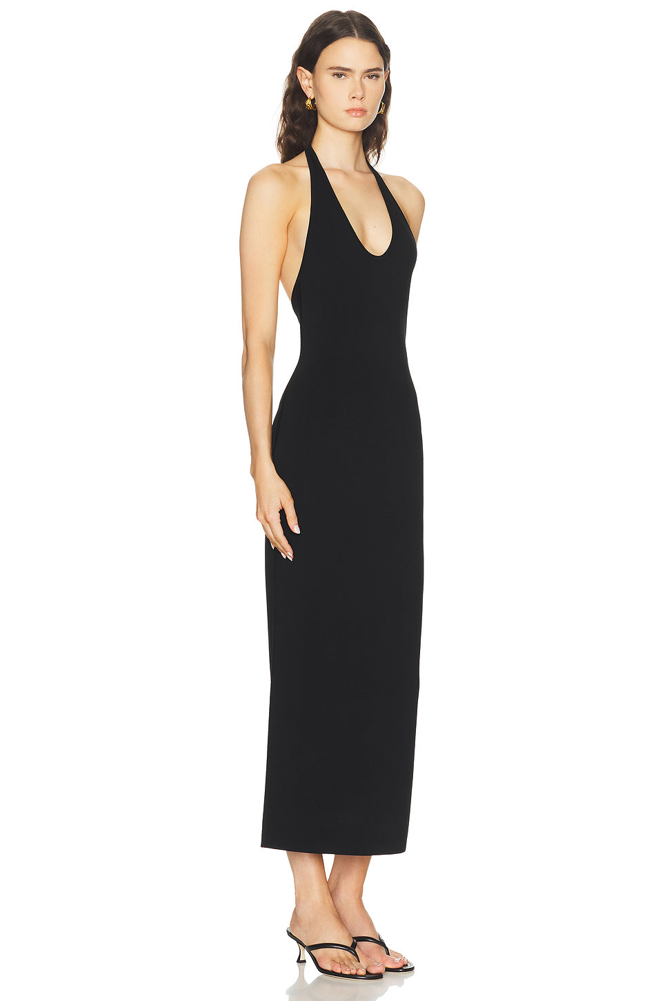 Compact Knit Halter Dress