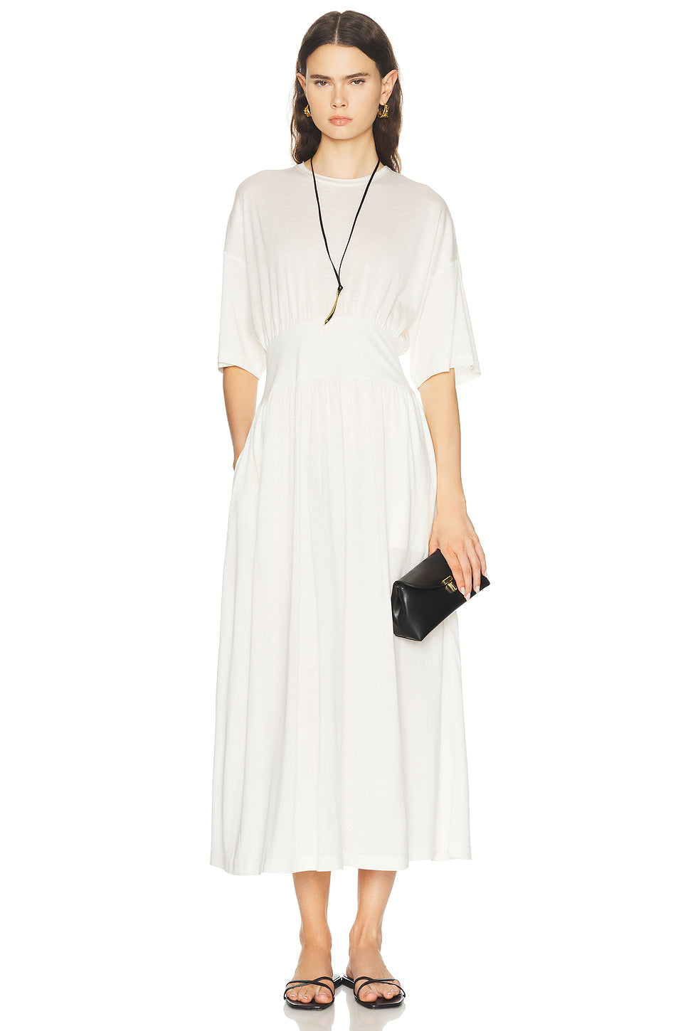 Cotton Silk Tee Dress
