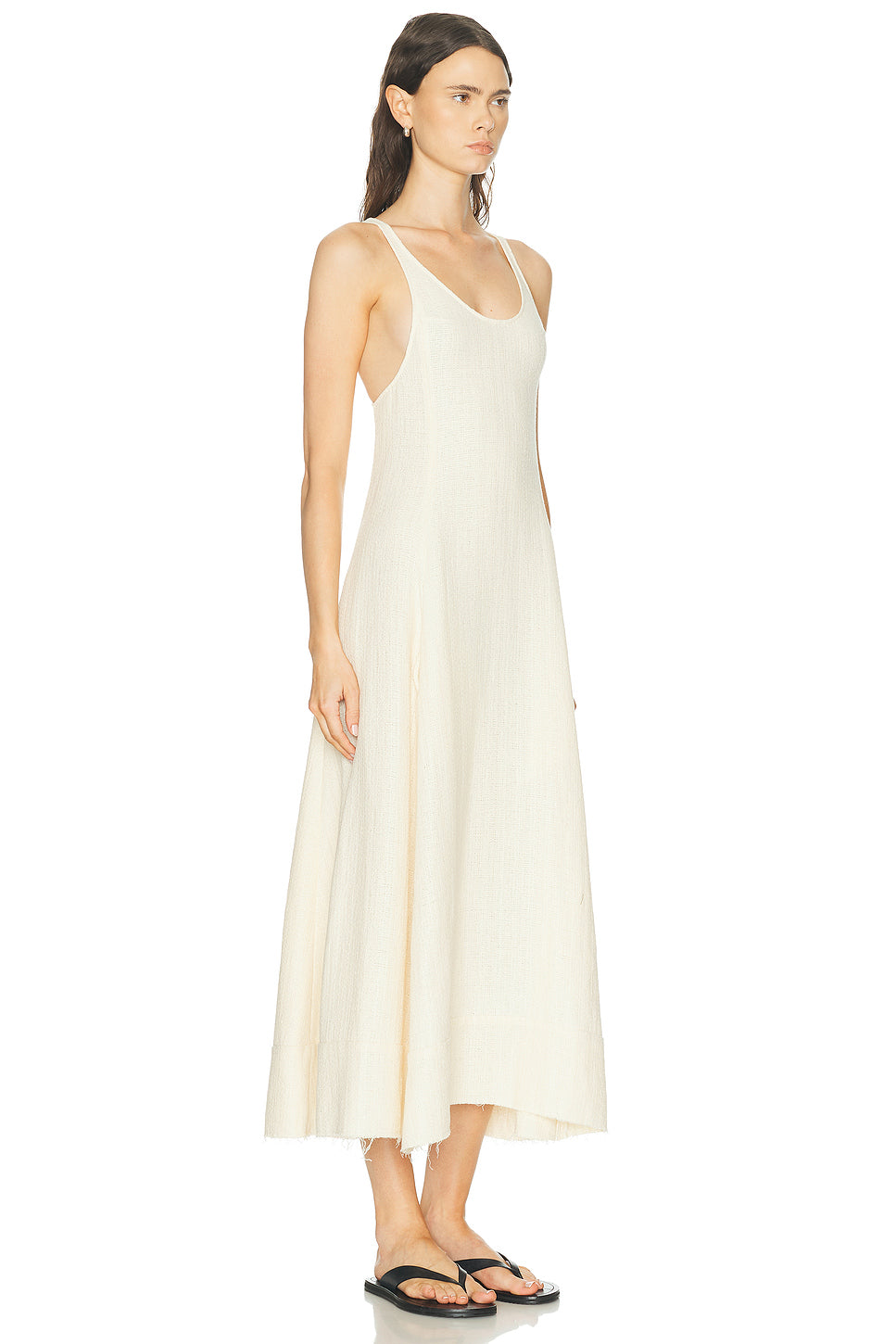 Sculpted Cotton Dress