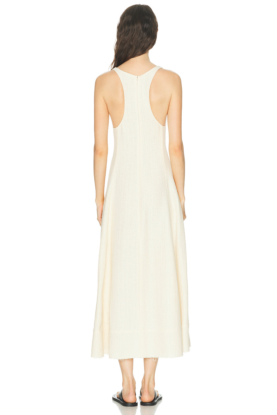 Sculpted Cotton Dress