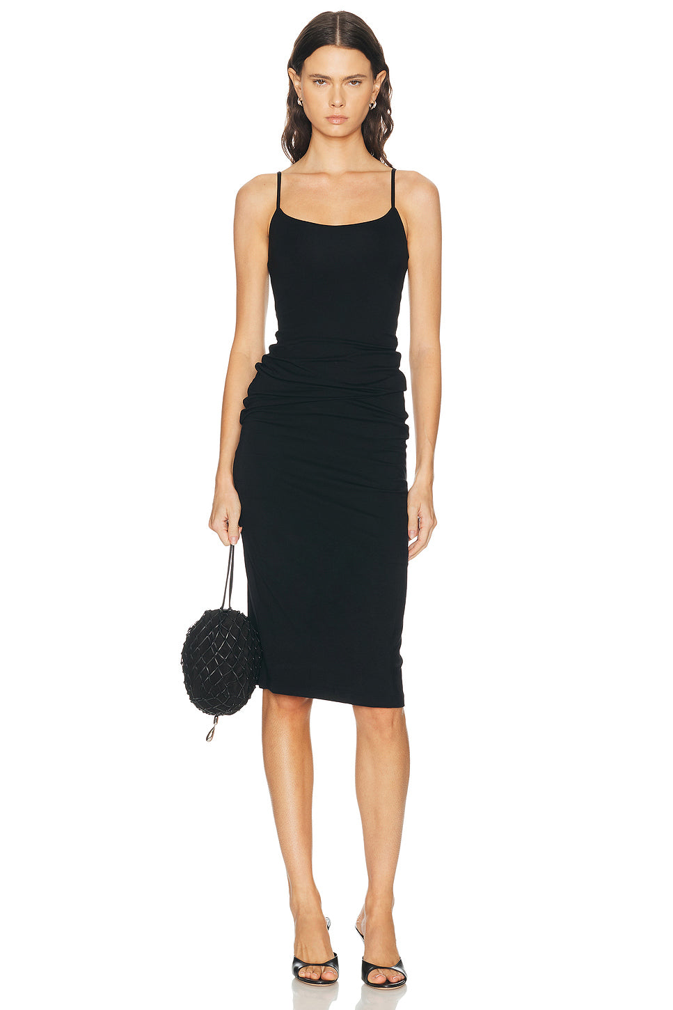 Draped Slip Dress
