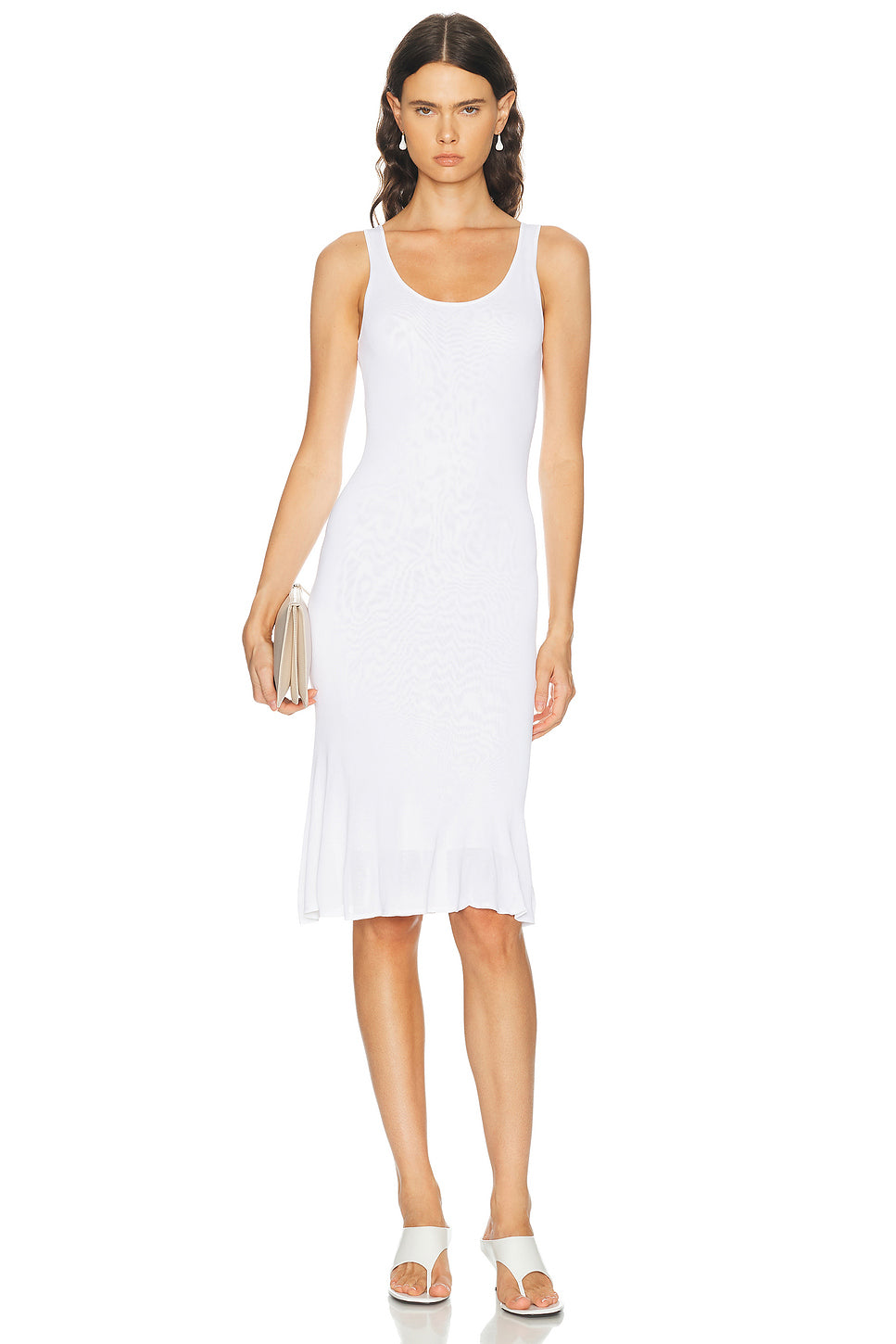 Fluted Hem Dress