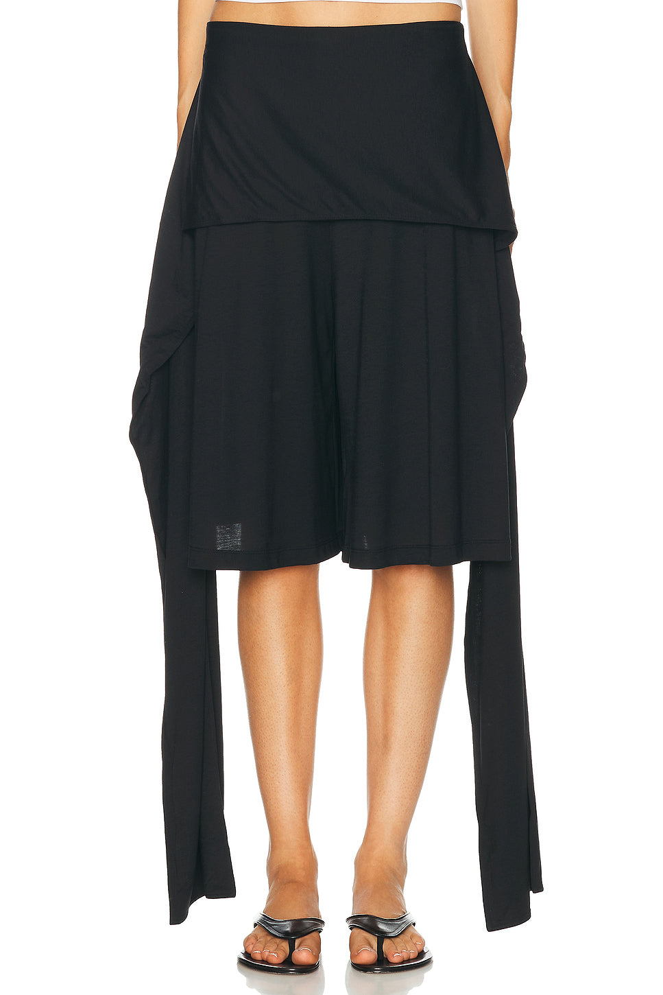 Tie Waist Jersey Short