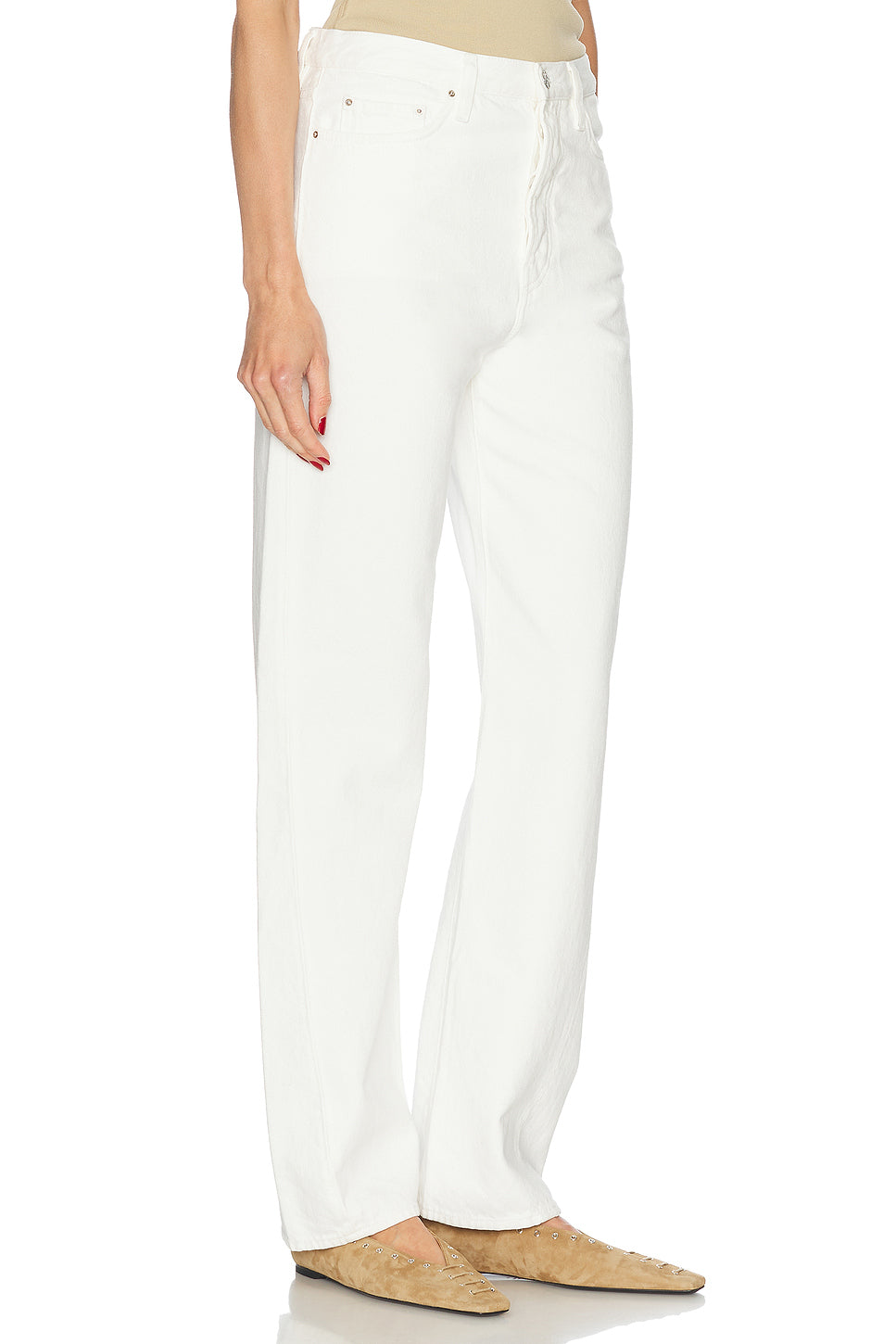 Twisted Seam Full Length Jeans