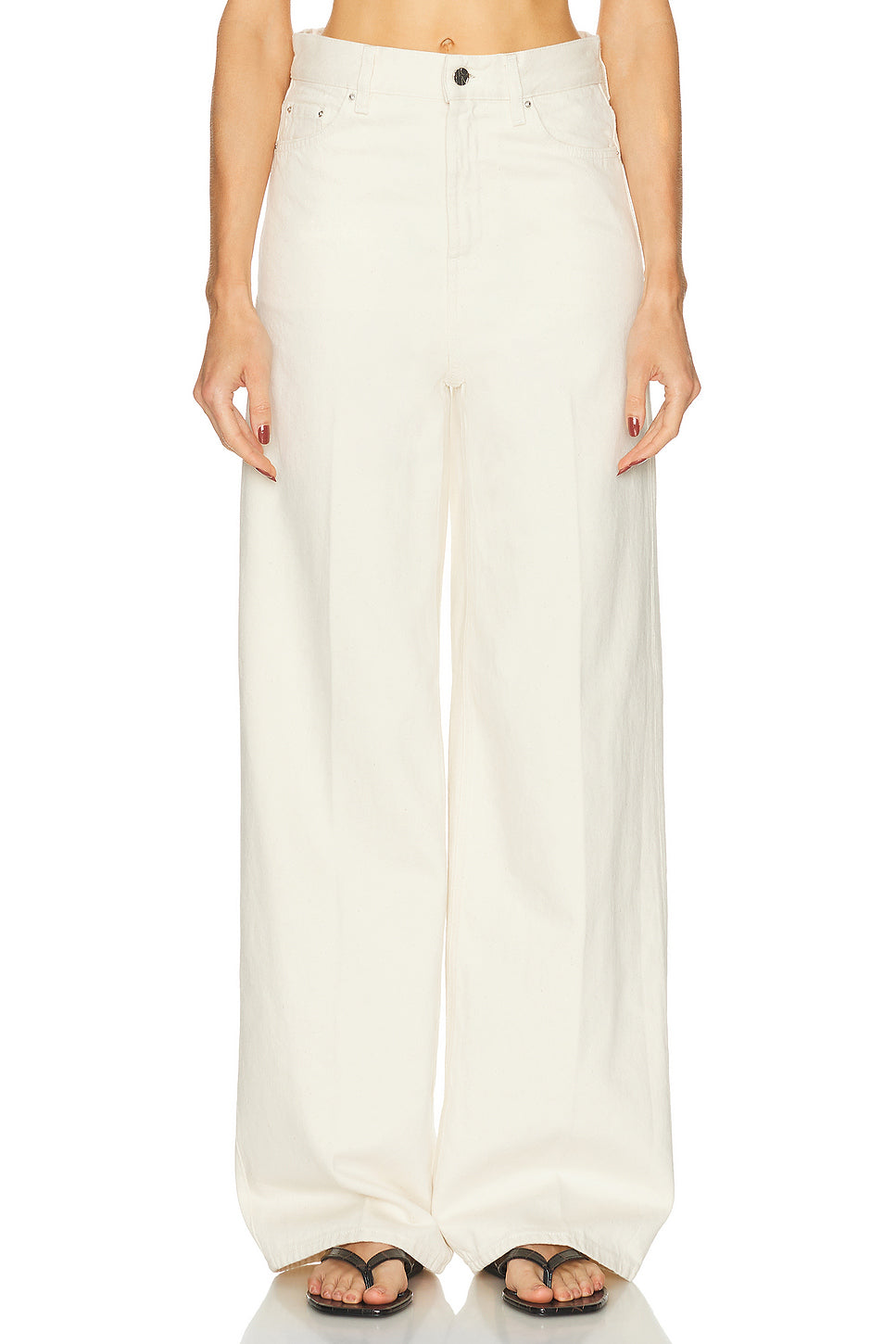 High Waisted Wide Leg