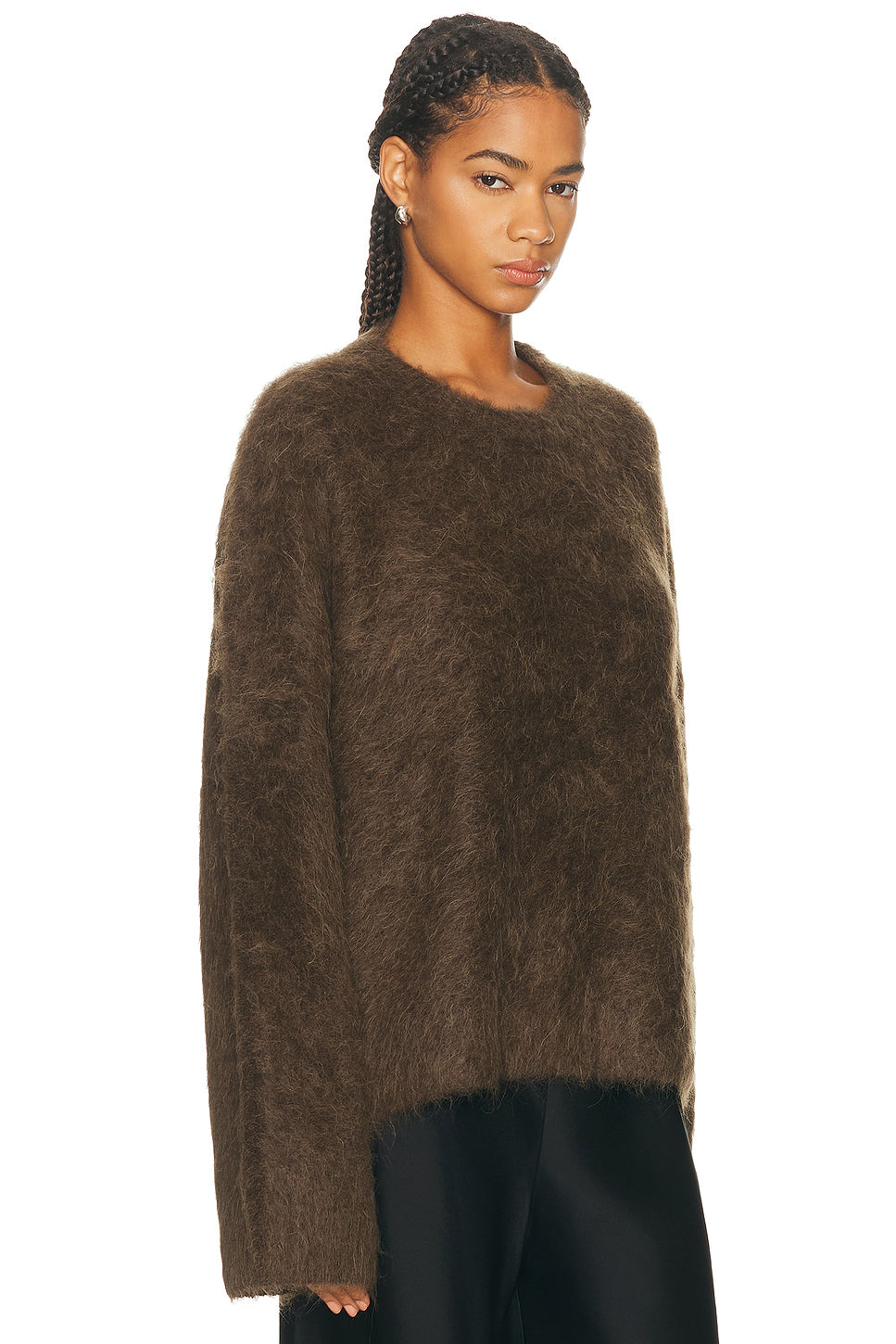 Boxy Alpaca Knit Sweater