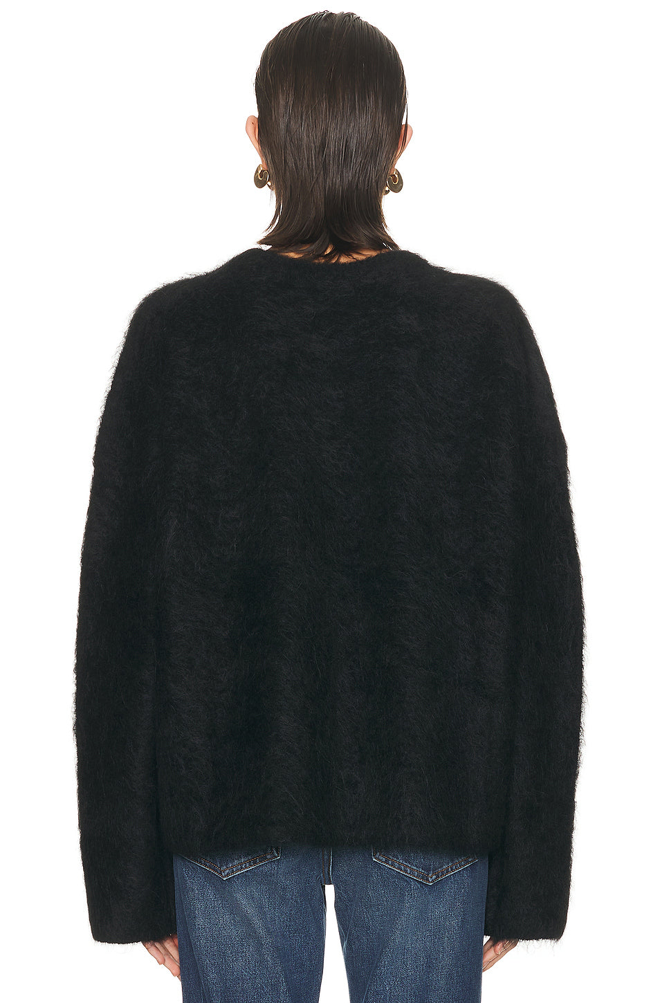 Boxy Alpaca Knit Sweater