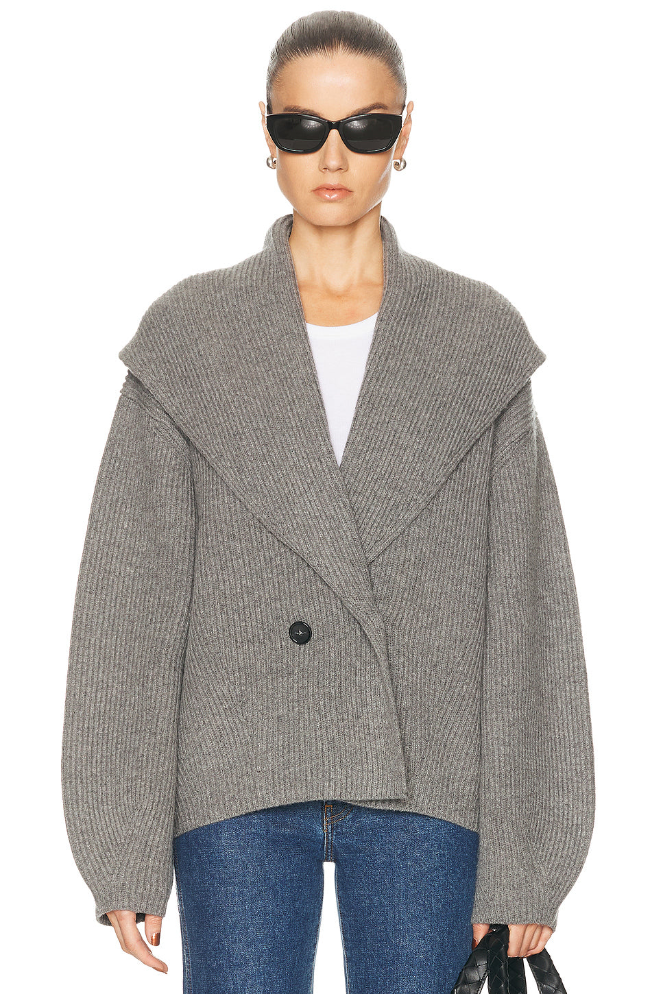 Shawl Lapel Cardigan