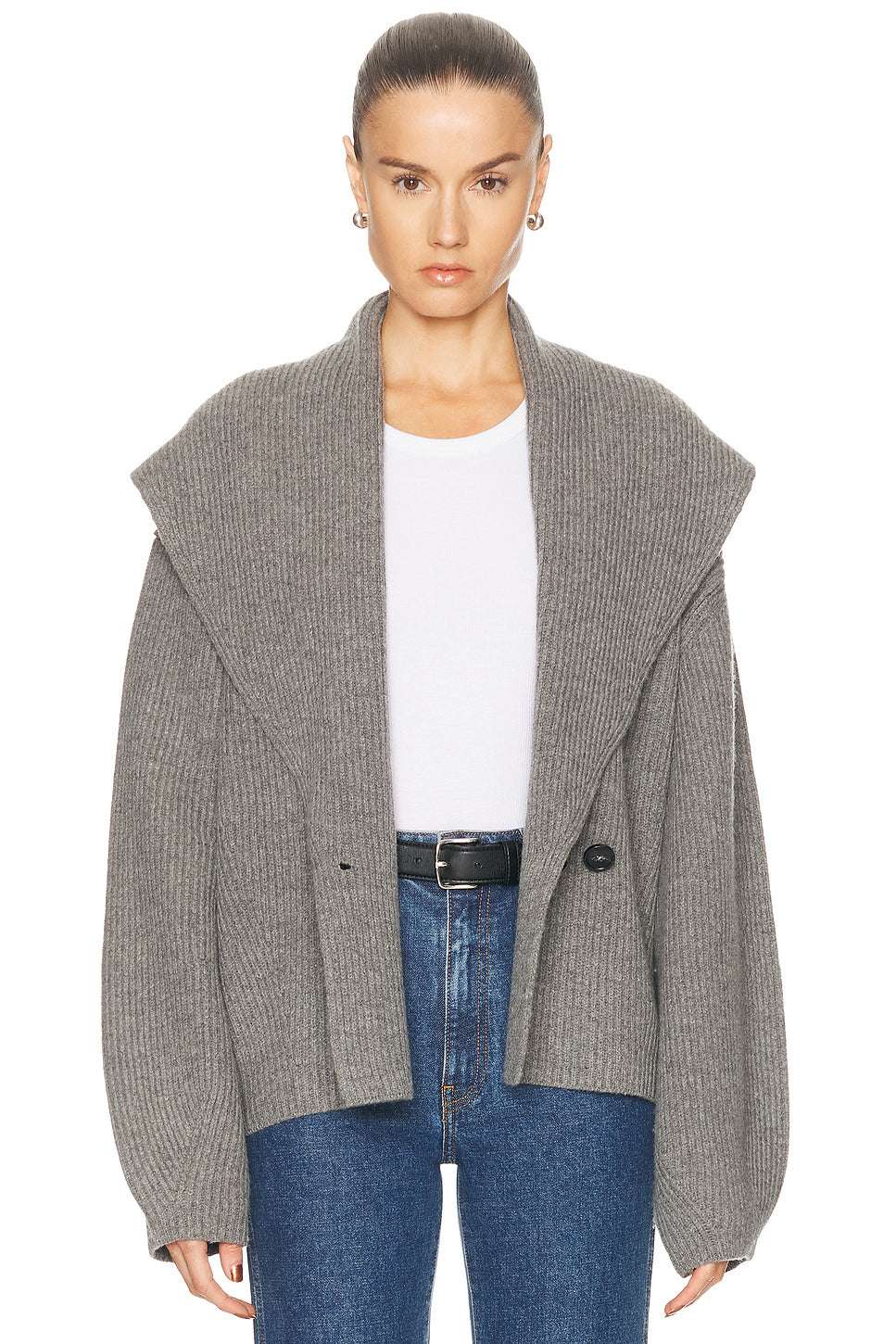 Shawl Lapel Cardigan