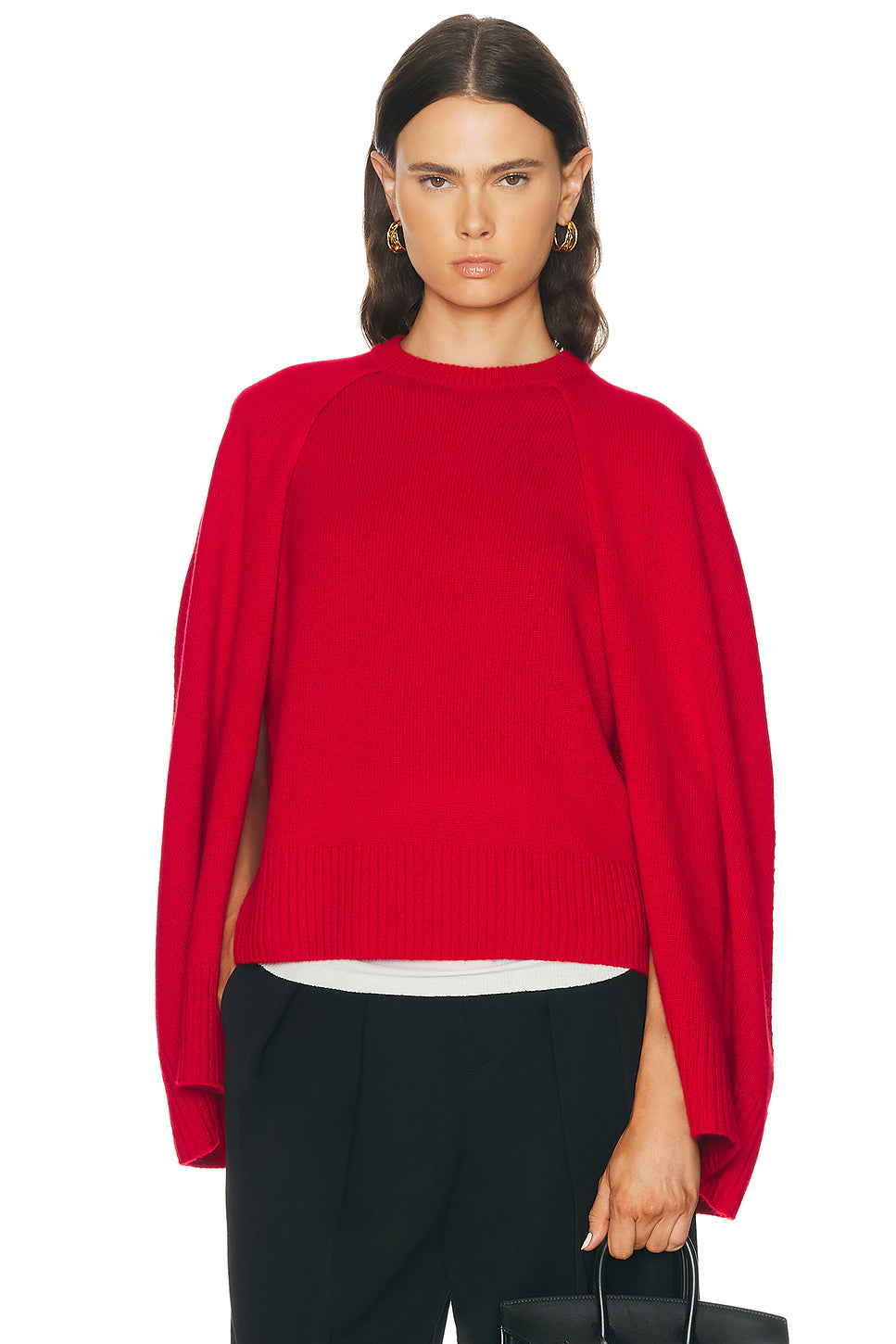 Crew Cape Knit Sweater