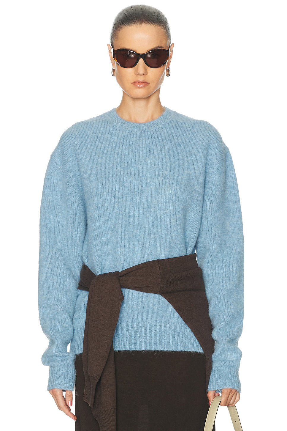 Classic Alpaca Crew Knit Sweater