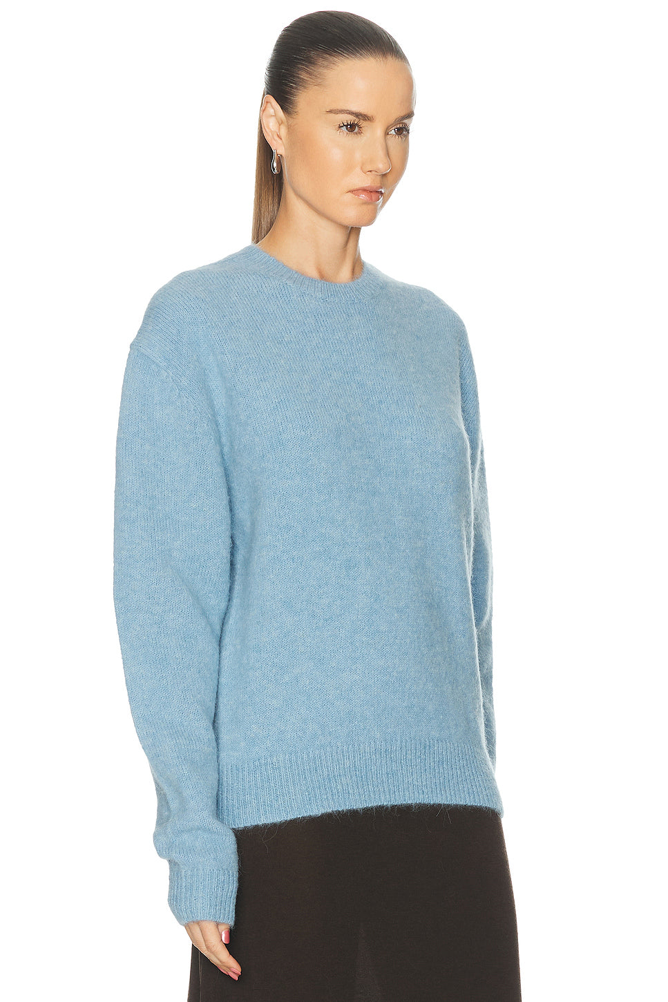 Classic Alpaca Crew Knit Sweater