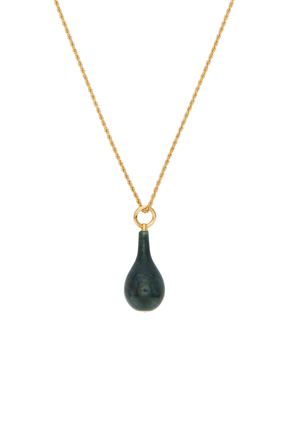 Medium Jade Drop Necklace