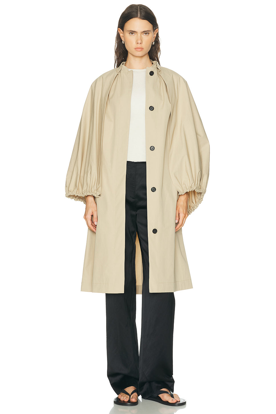 Detachable Cape Coat