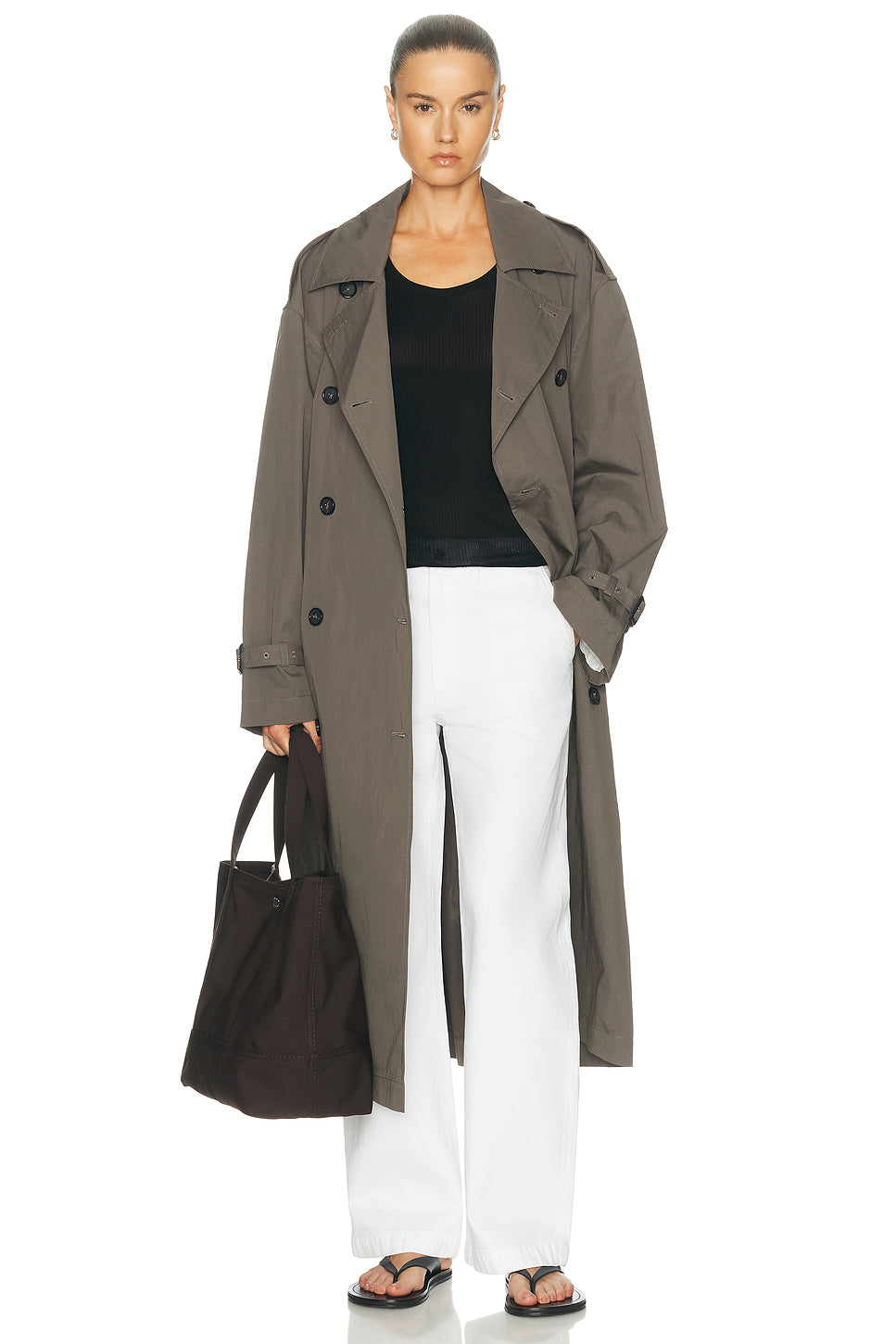 Crisp Summer Trench Coat
