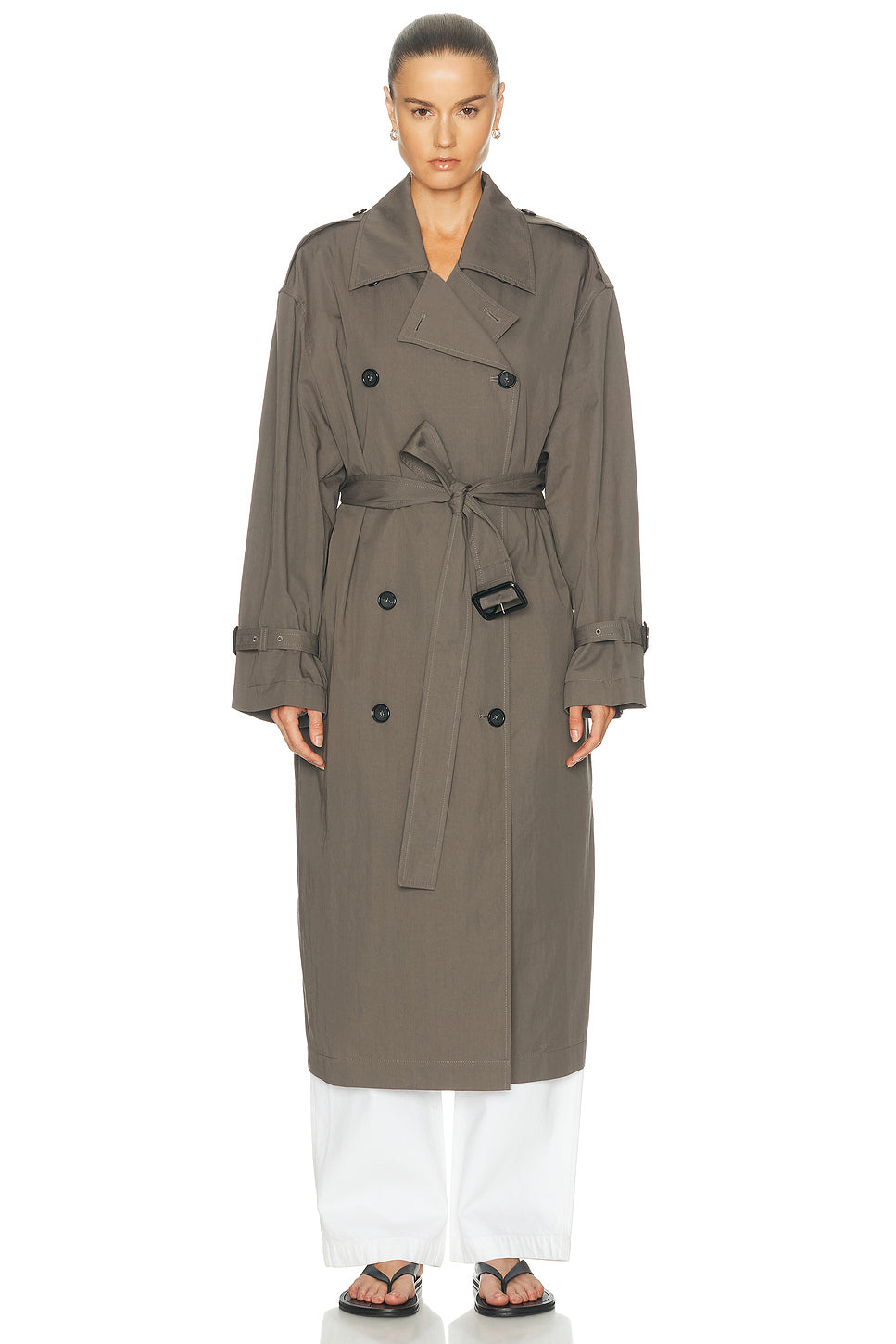 Crisp Summer Trench Coat