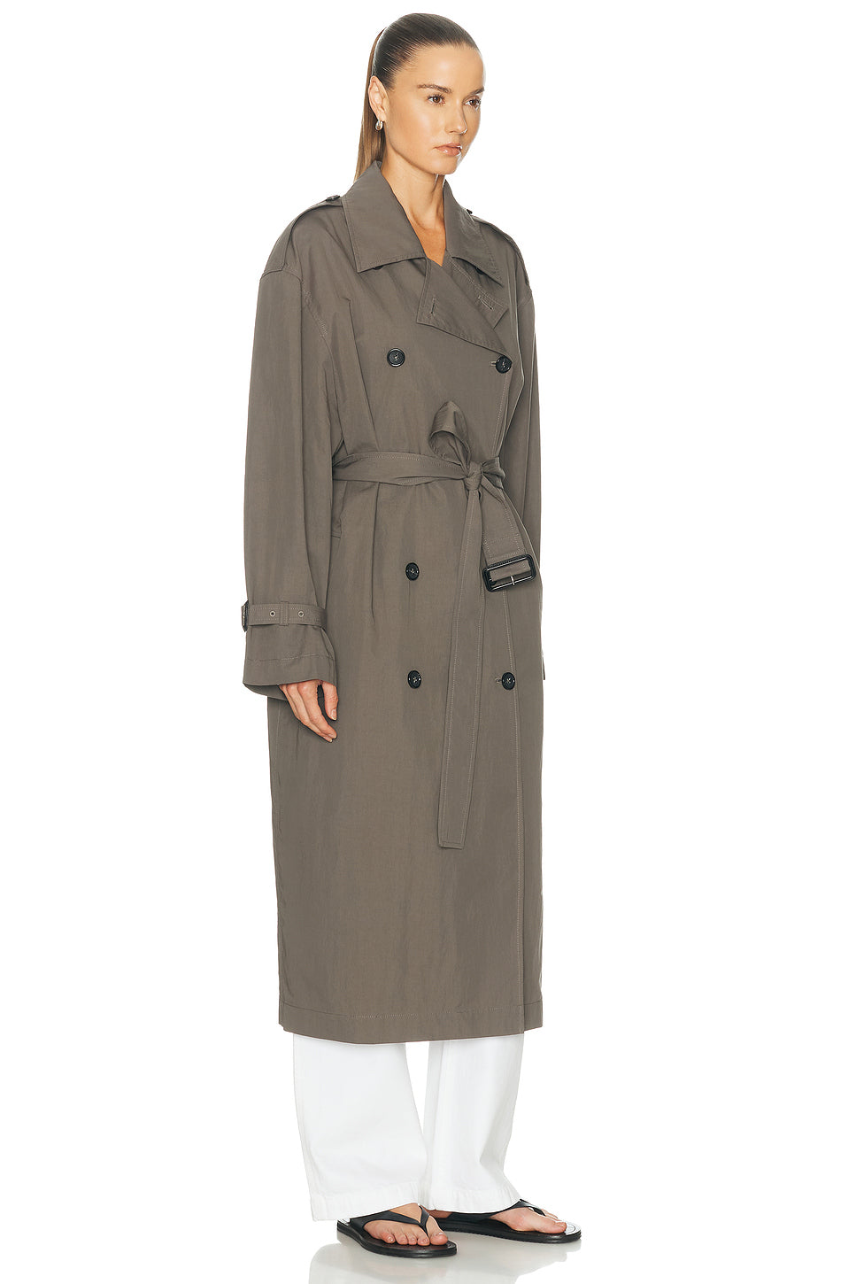 Crisp Summer Trench Coat