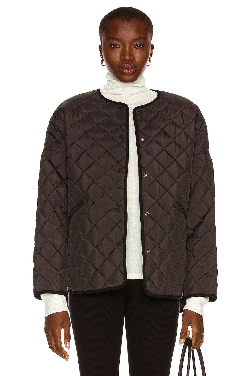 Collared Quilted Jacket