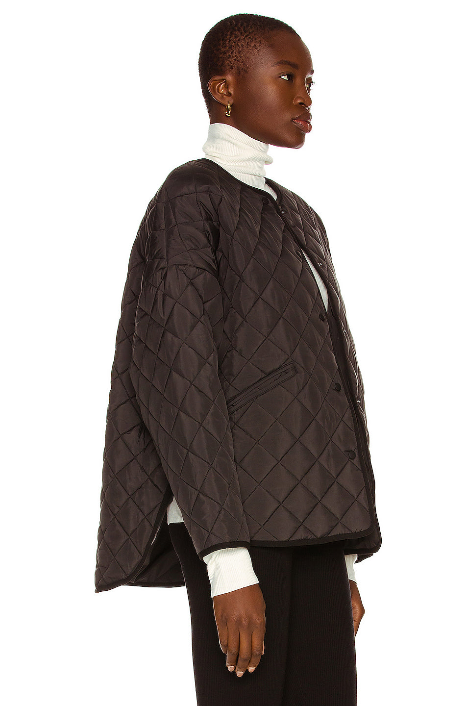 Collared Quilted Jacket