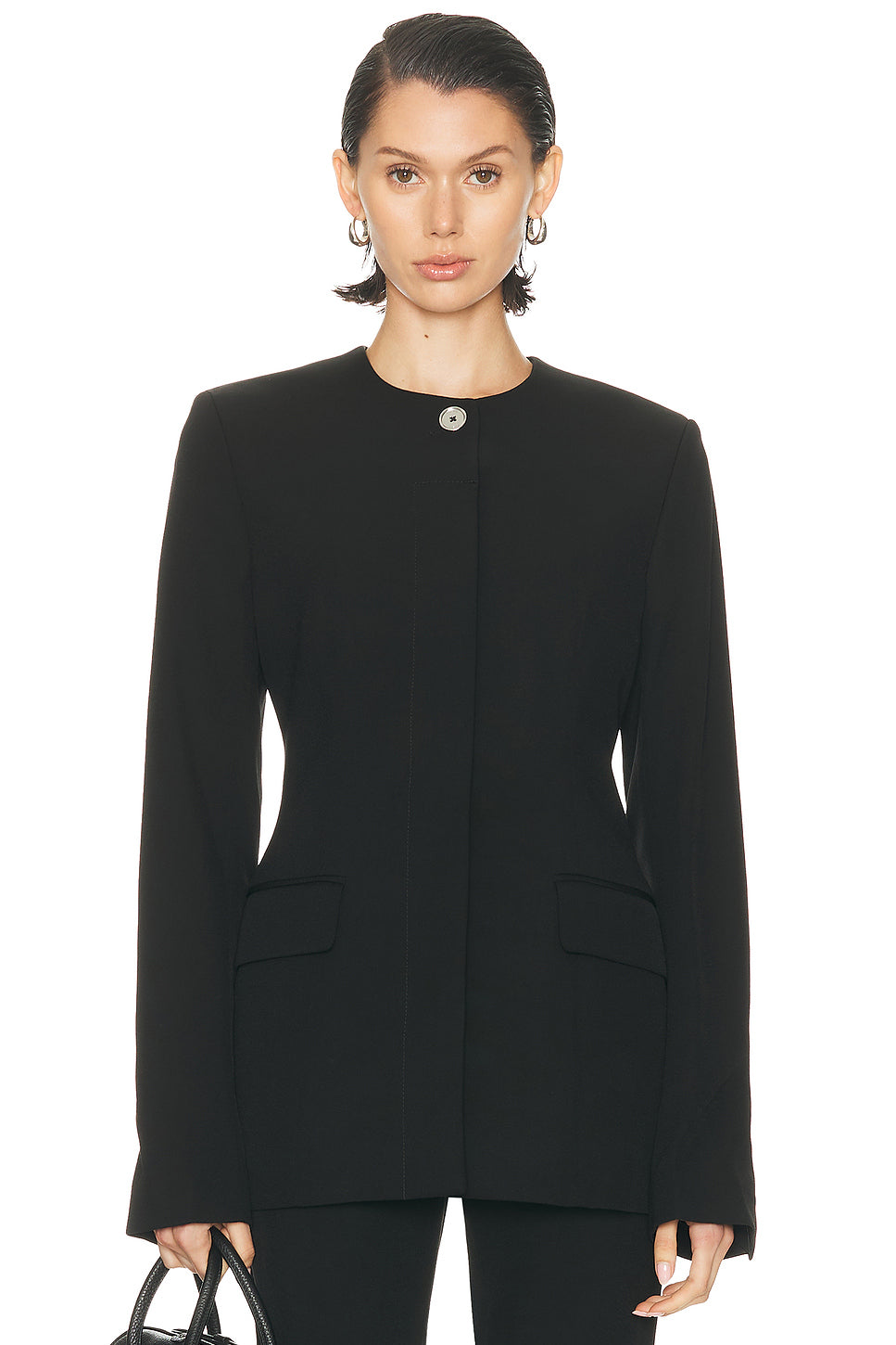 Collarless Evening Jacket