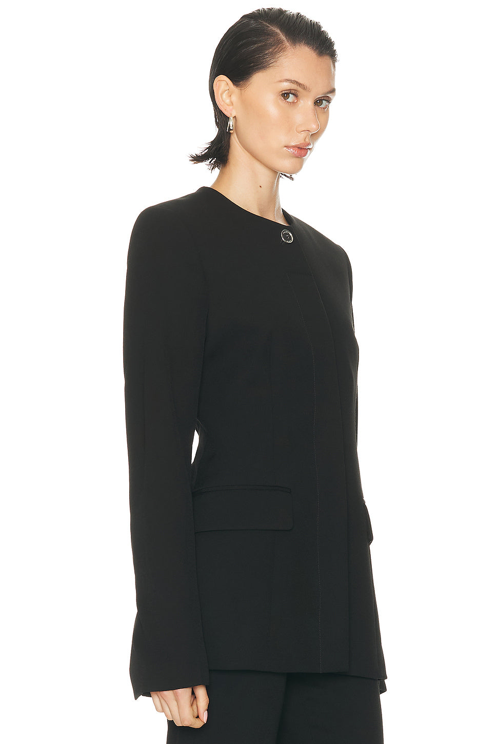 Collarless Evening Jacket