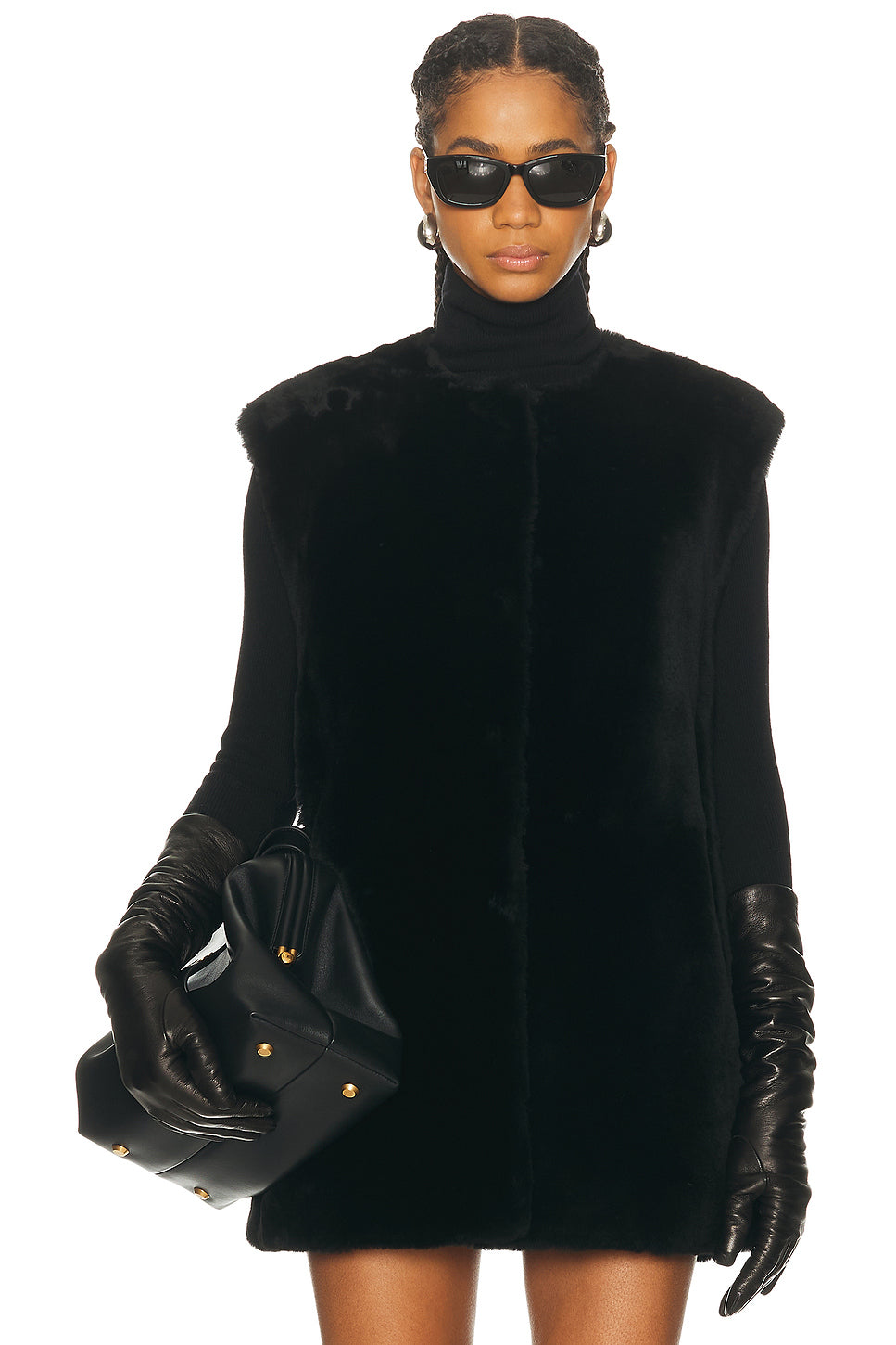 Plush Shearling Vest