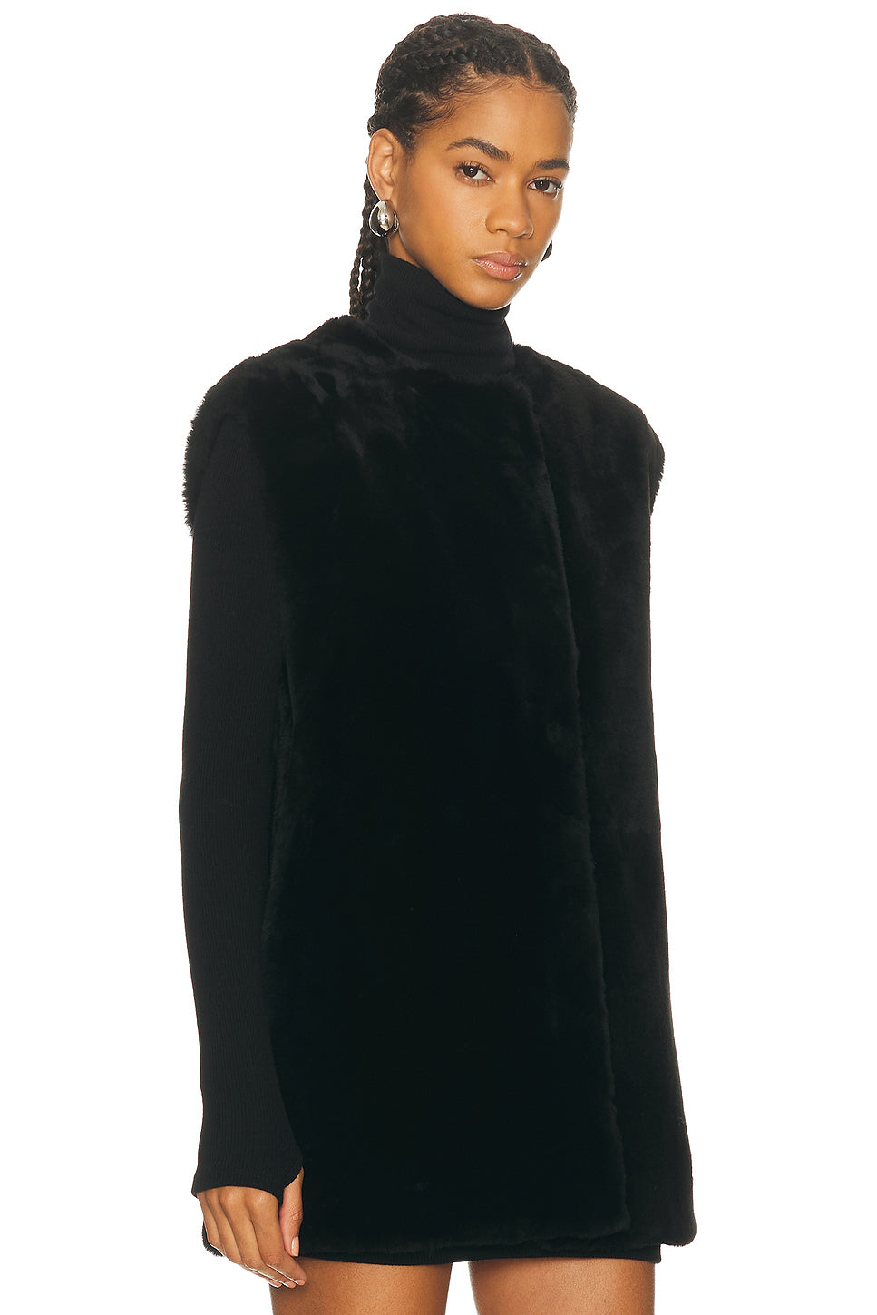 Plush Shearling Vest