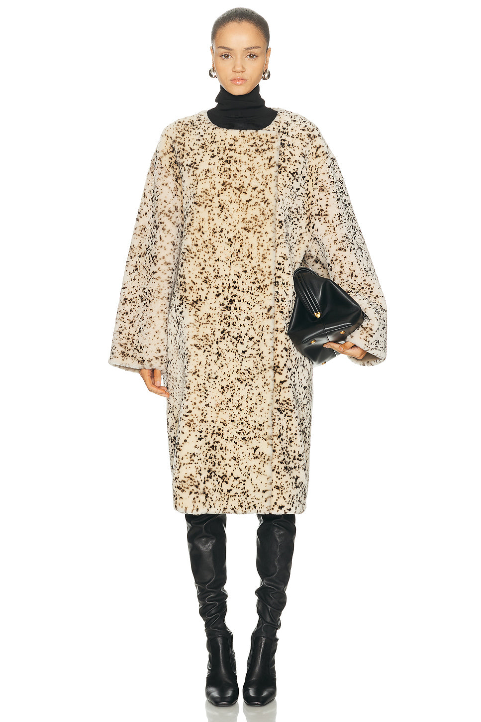 Stracciatella Shearling Coat