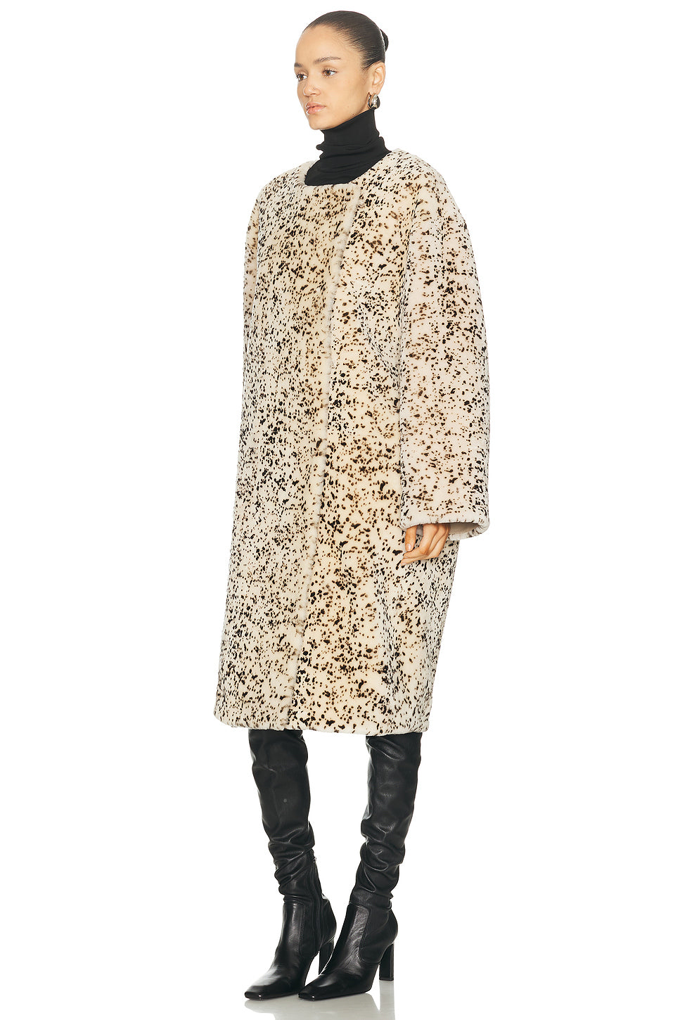 Stracciatella Shearling Coat