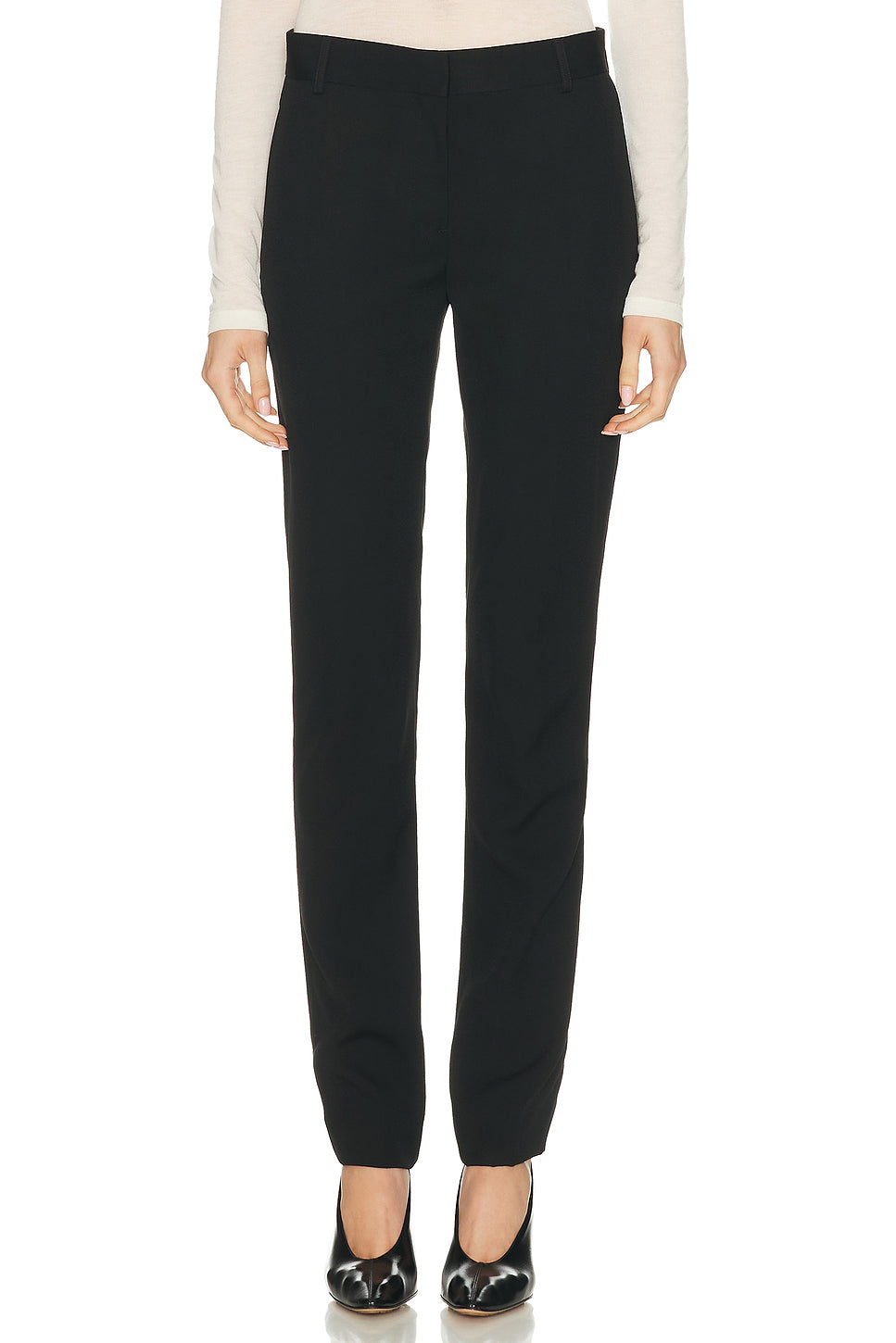 Low-Waist Slim Evening Trouser